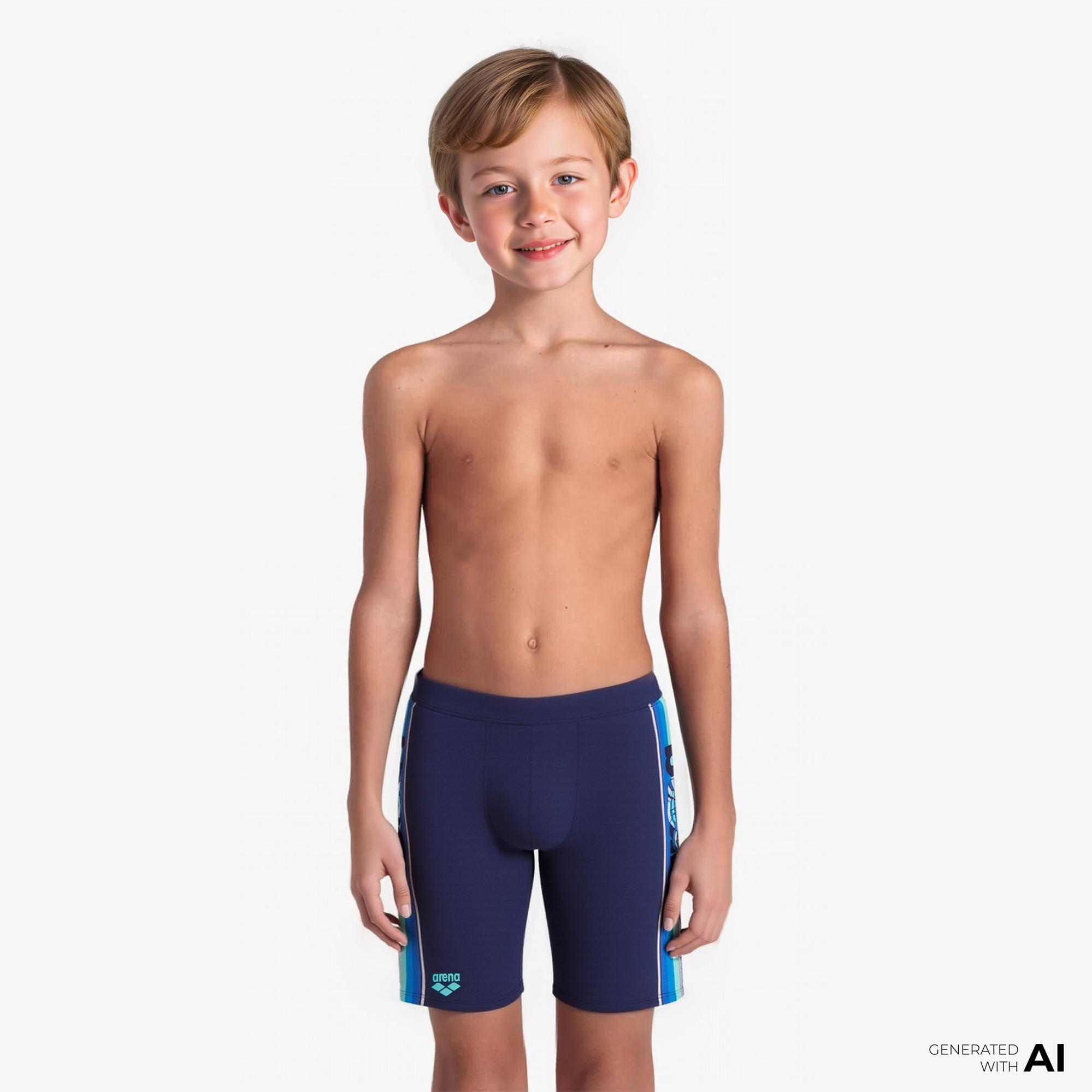 Arena Palette Jammer Çocuk Lacivert Deniz Şortu