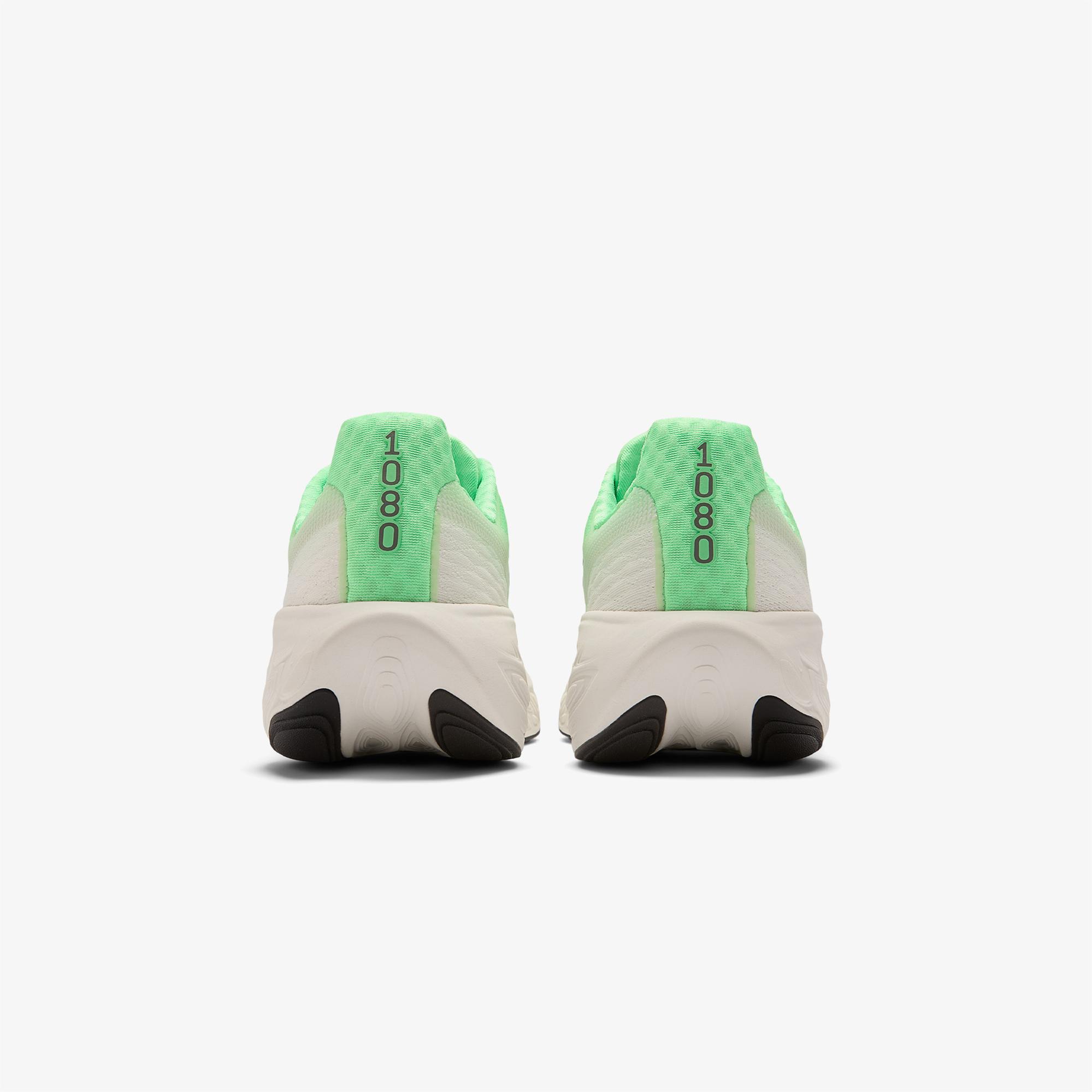 New Balance Fresh Foam X 1080 v14 Kadın Beyaz/Yeşil Koşu Ayakkabısı