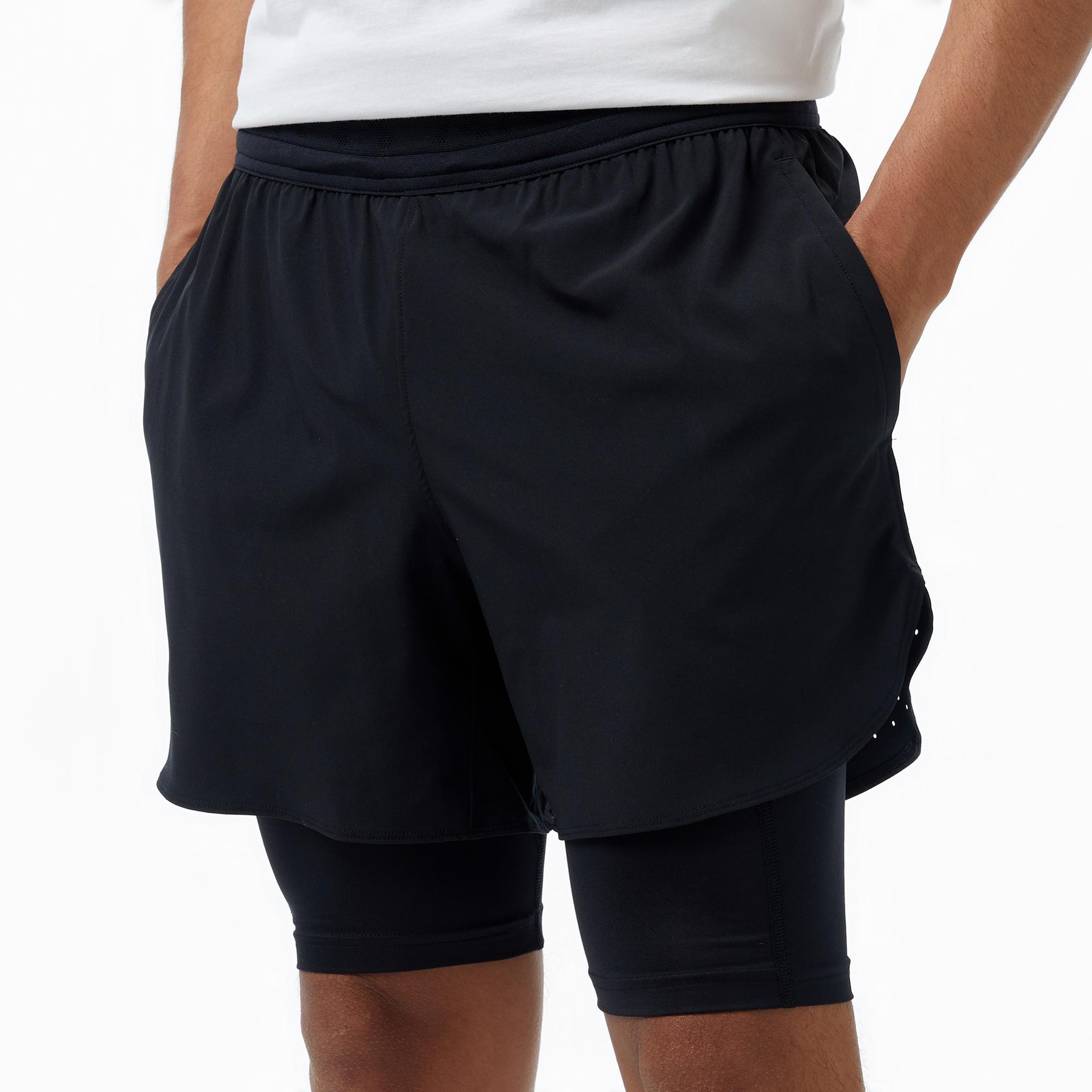 Under Armour Vanish Elite 2in1 Erkek Siyah Antrenman Şortu