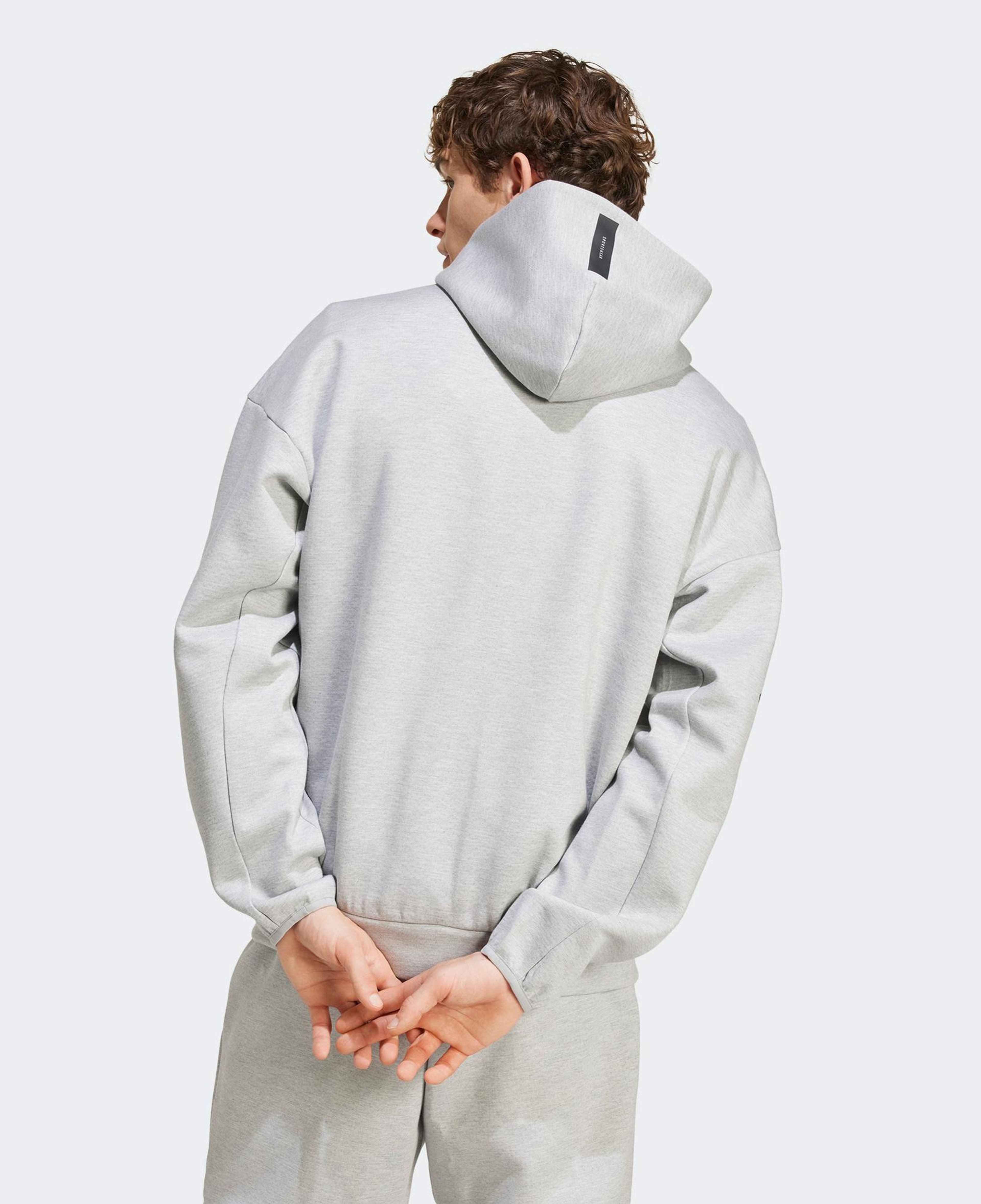 adidas Z.N.E. Full Zip Erkek Gri Eşofman Üstü