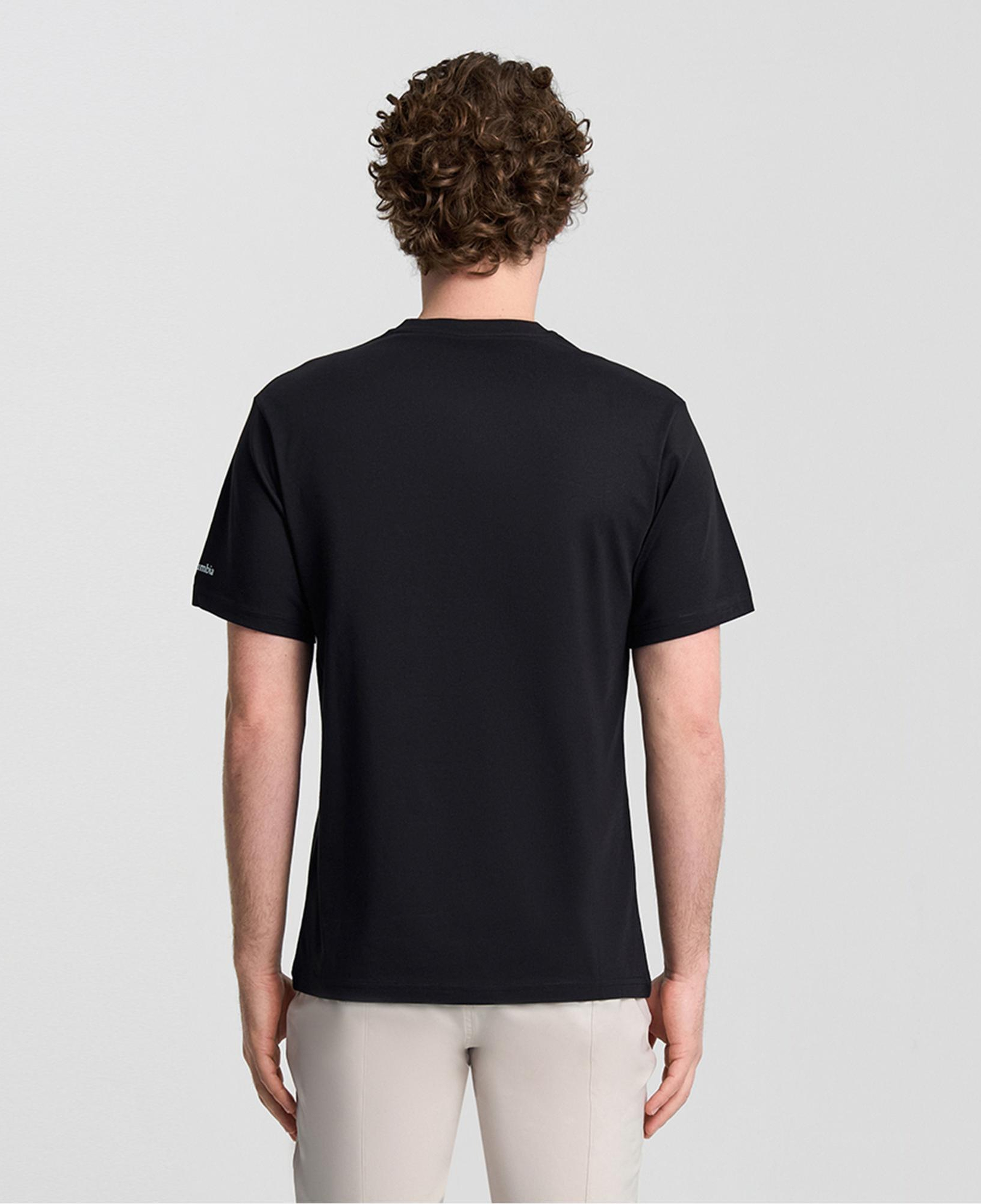 Columbia Explore Outdoors Ss Erkek Siyah T-Shirt