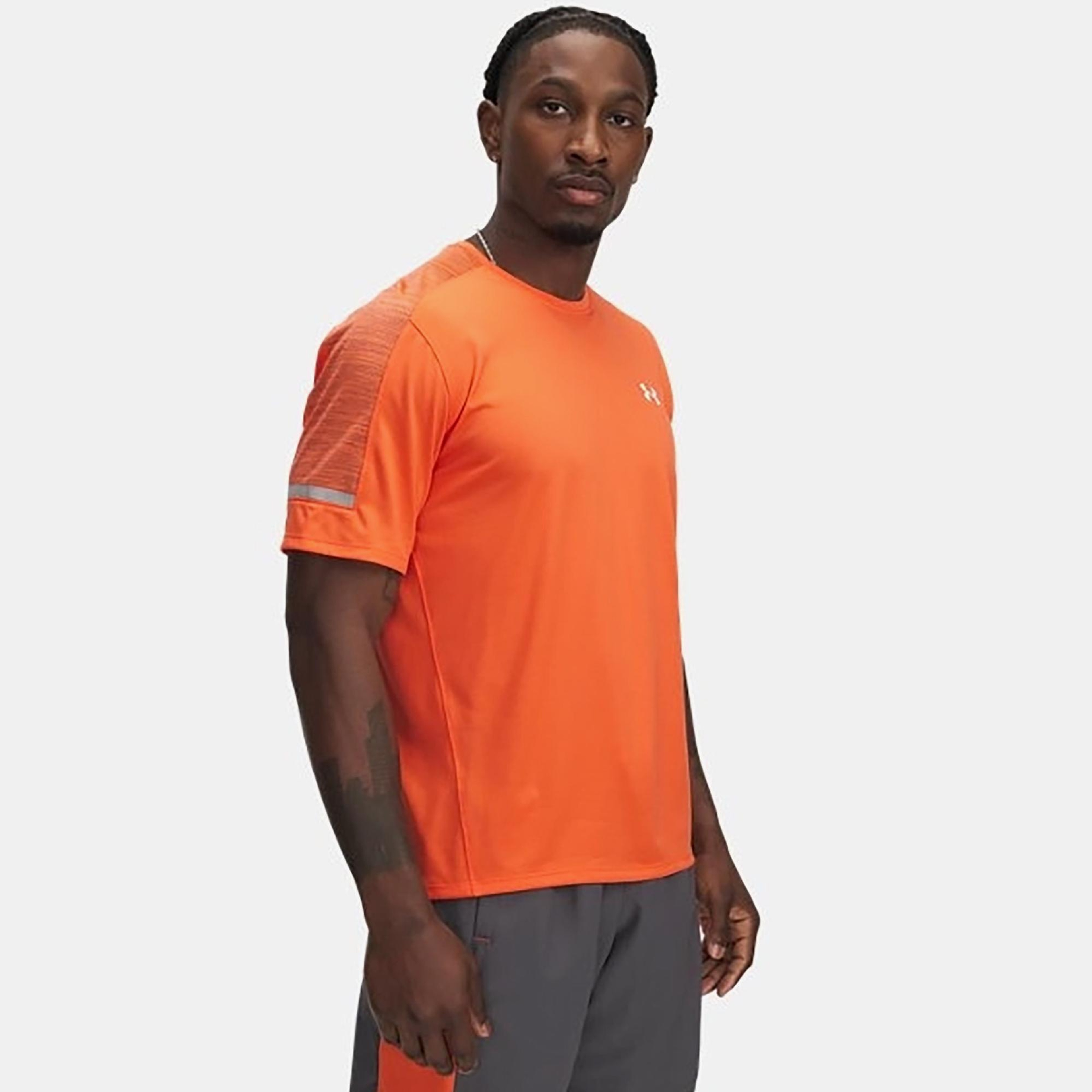 Under Armour Tech Utility Ss Erkek Turuncu Antrenman T-Shirt