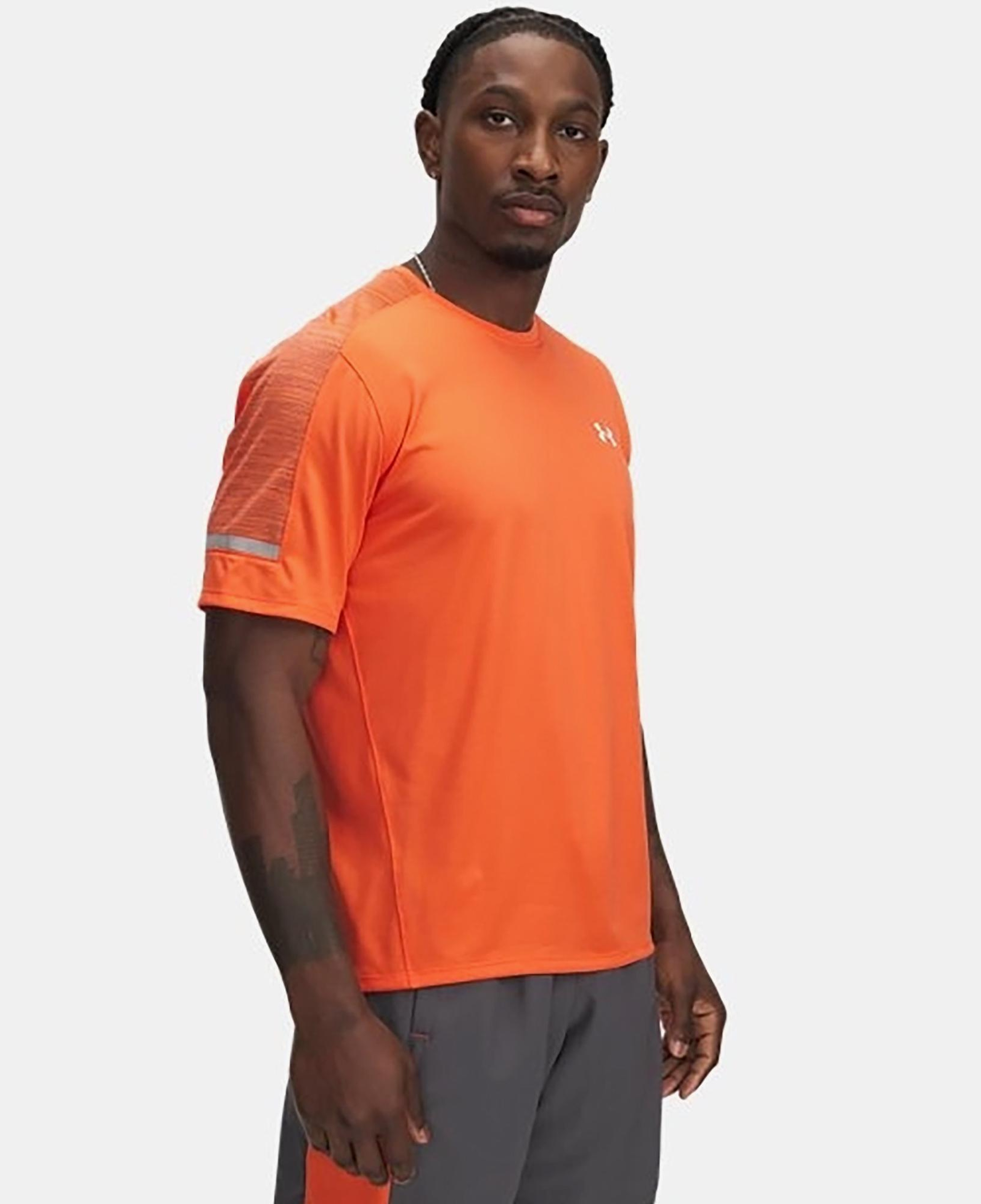 Under Armour Tech Utility Ss Erkek Turuncu Antrenman T-Shirt