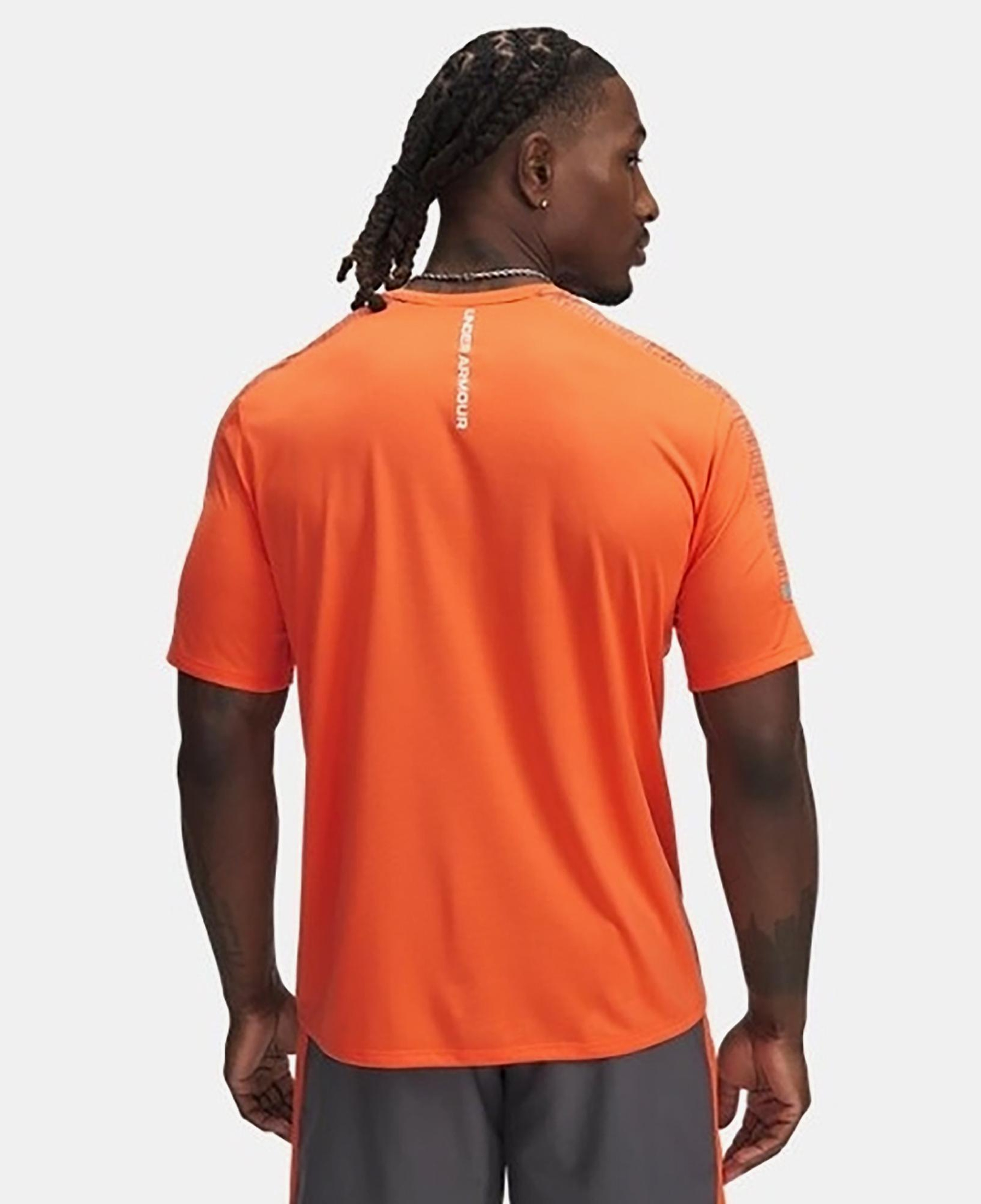 Under Armour Tech Utility Ss Erkek Turuncu Antrenman T-Shirt