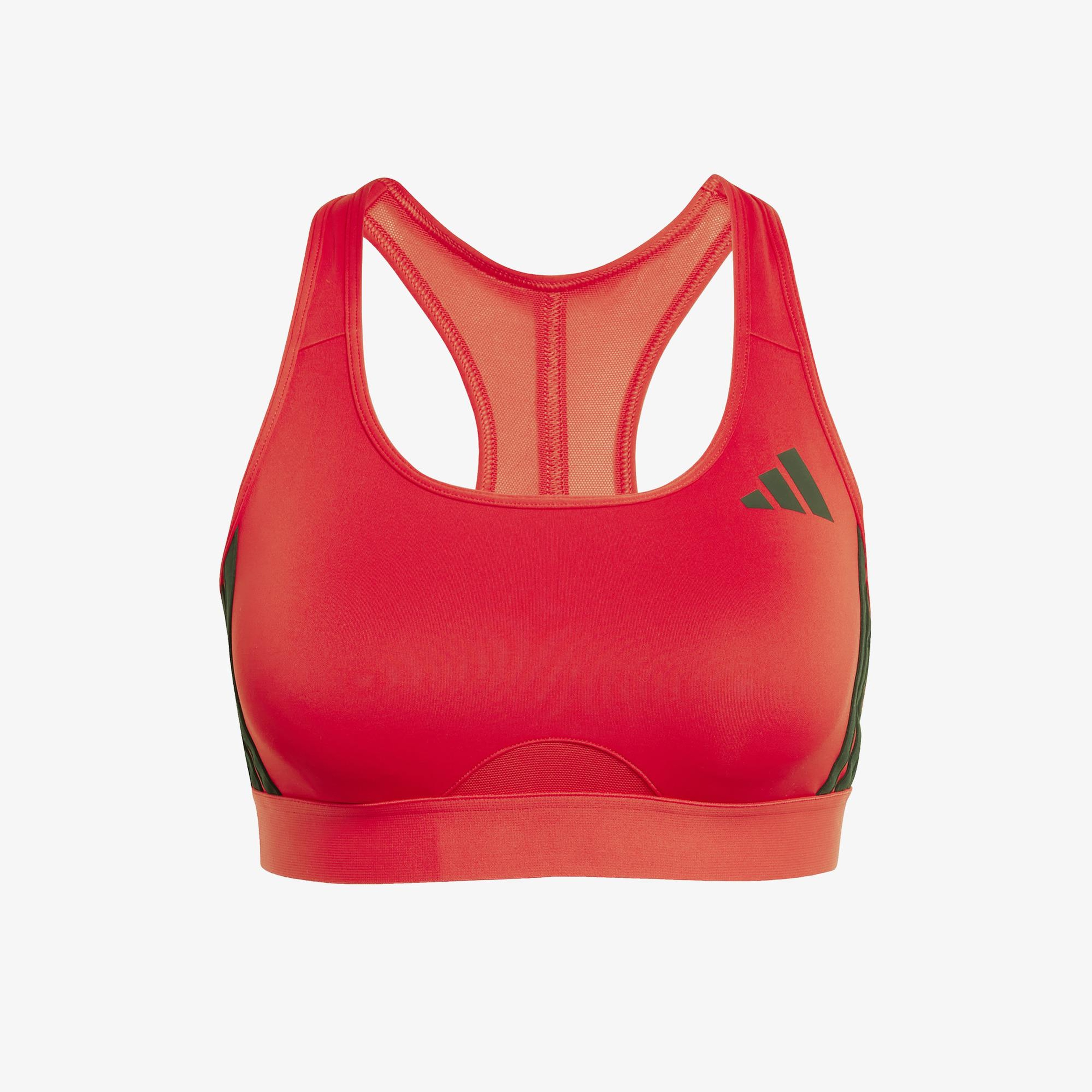 adidas Powerreact Train Kadın Kırmızı Antrenman Bra