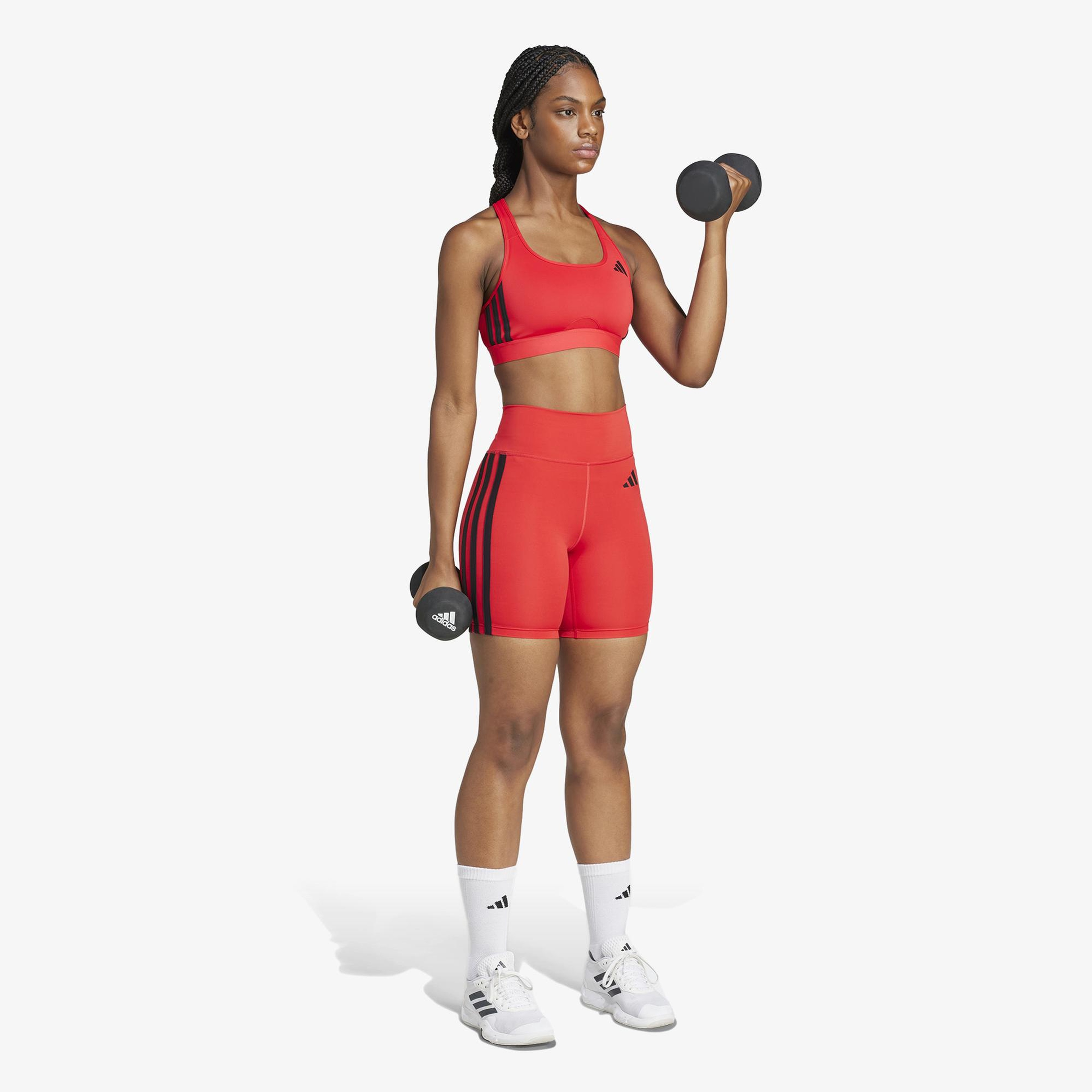 adidas Powerreact Train Kadın Kırmızı Antrenman Bra