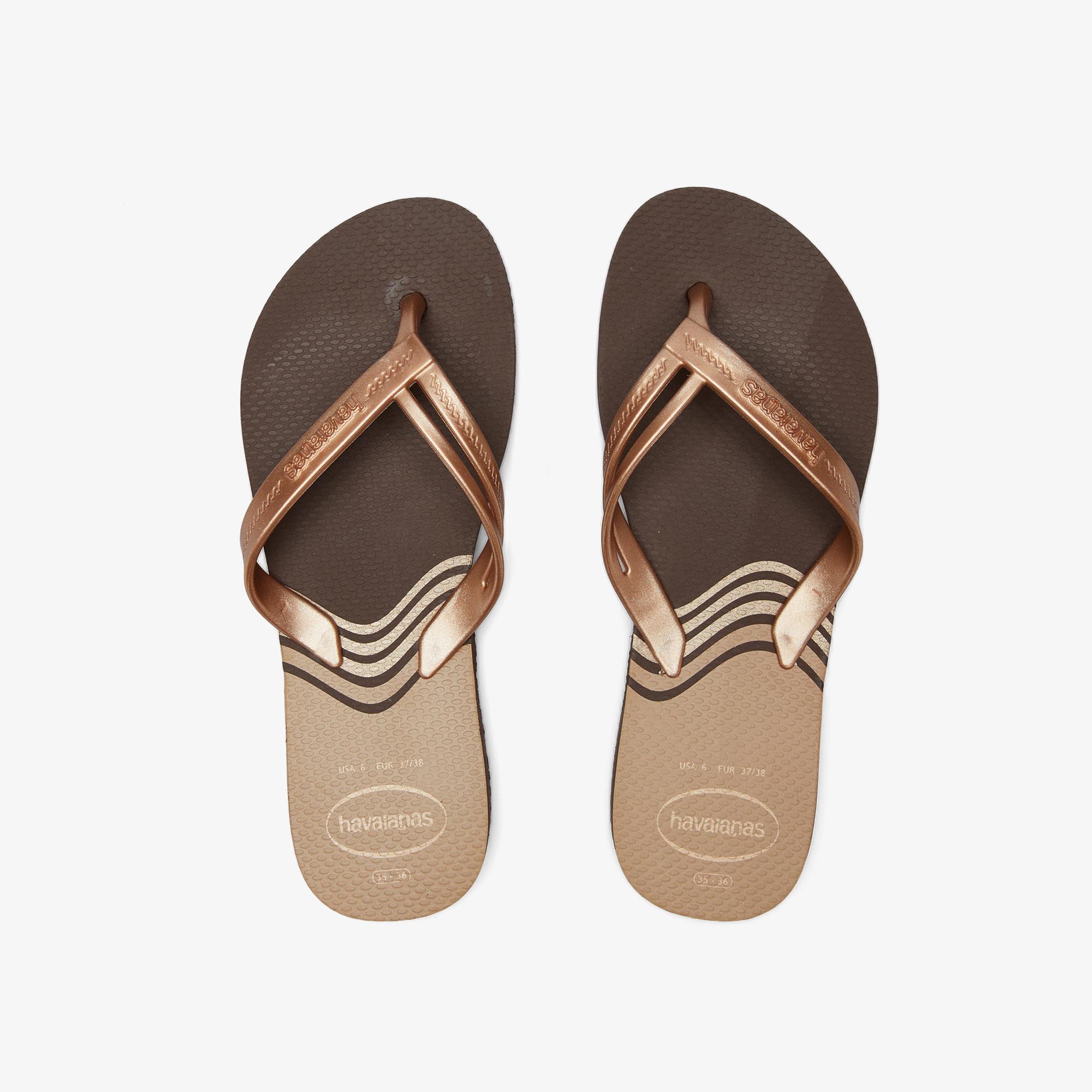 Havaianas Hav. Elegance Print Kadın Kahverengi Terlik