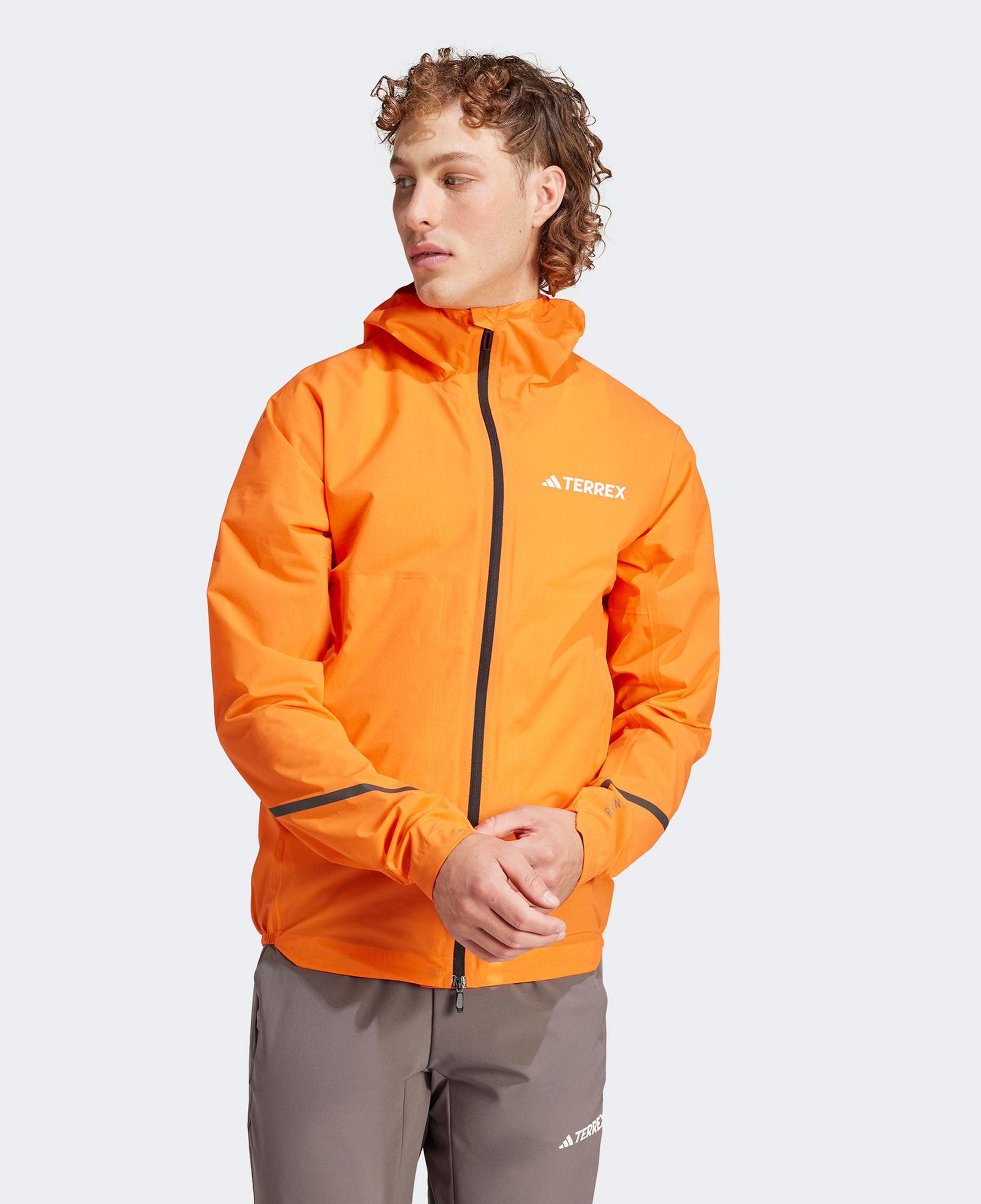 adidas Terrex Xperior Light Rain Erkek Turuncu Outdoor Ceket