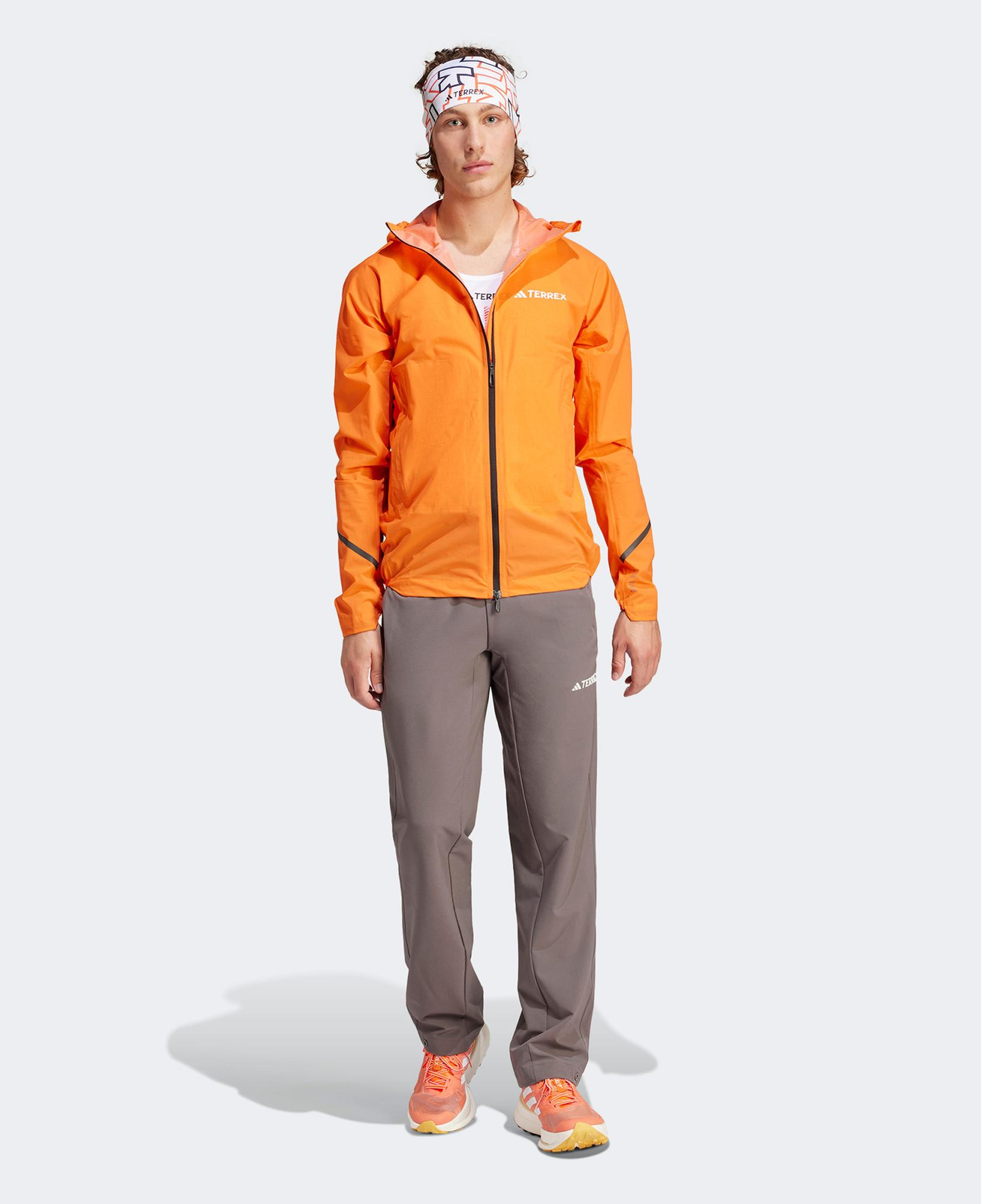 adidas Terrex Xperior Light Rain Erkek Turuncu Outdoor Ceket
