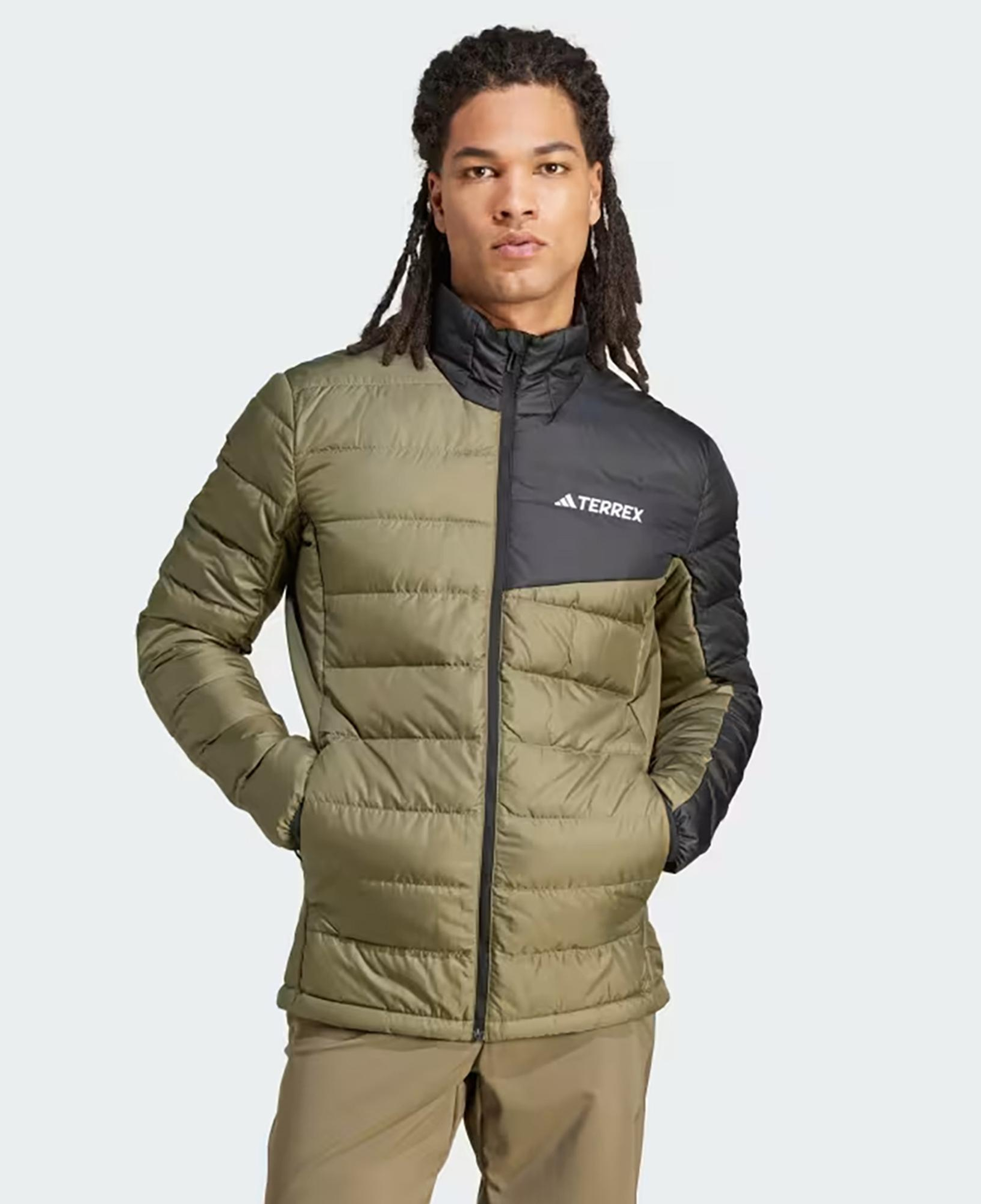 adidas Terrex Mt Down Erkek Yeşil Outdoor Mont