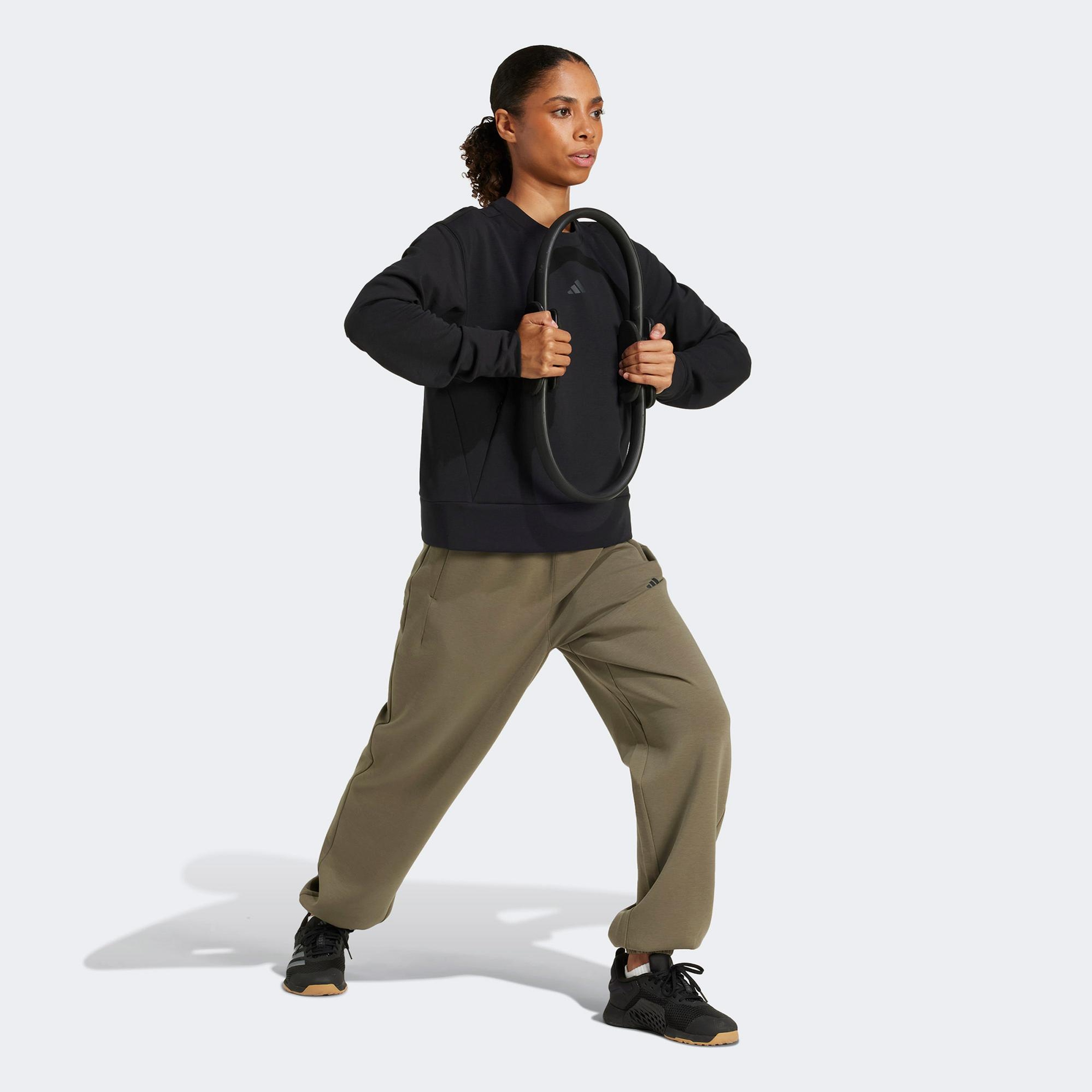 adidas Designed For Warm Up Kadın Haki Eşofman Altı