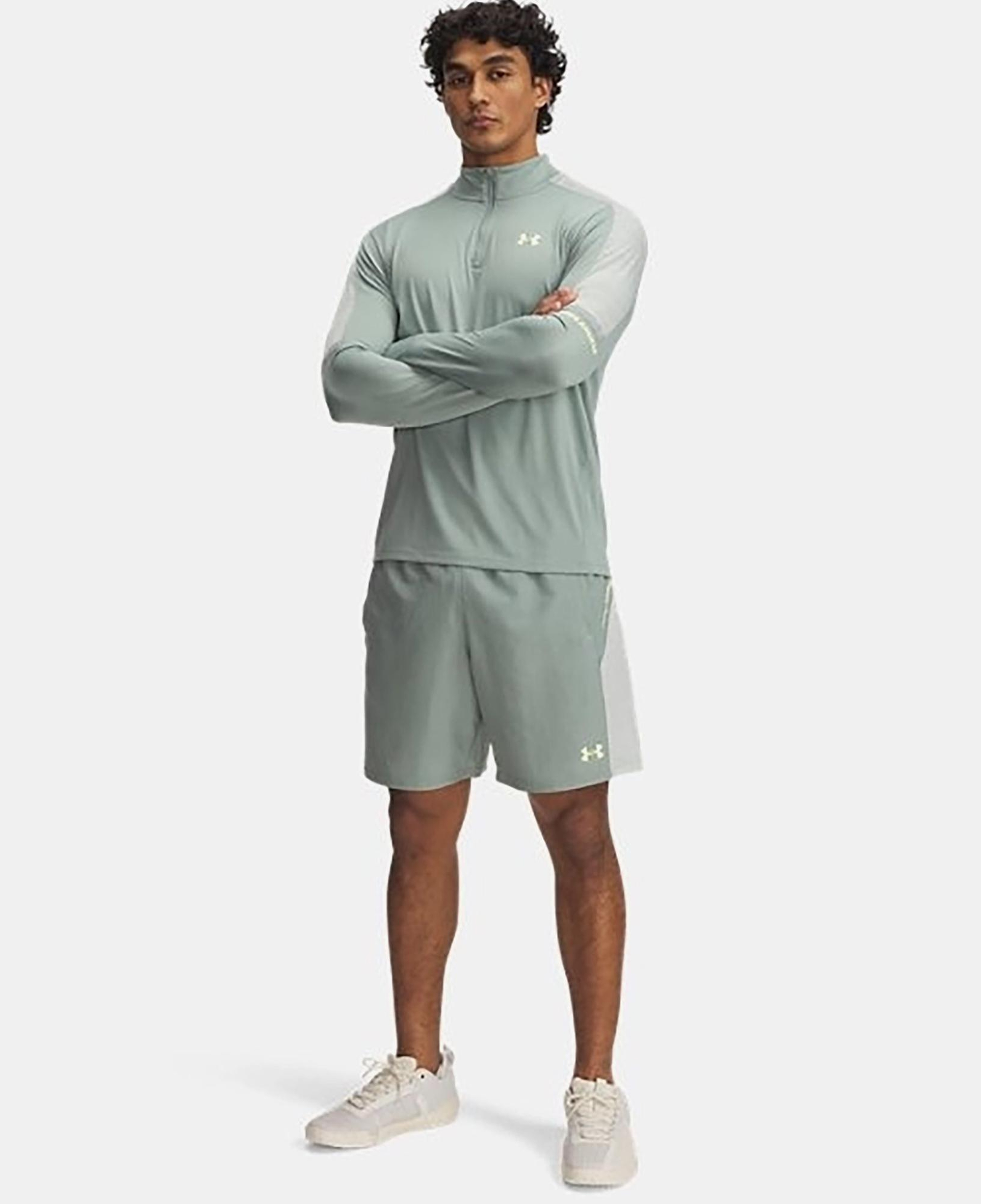 Under Armour Tech Utility Erkek Yeşil Antrenman Şort