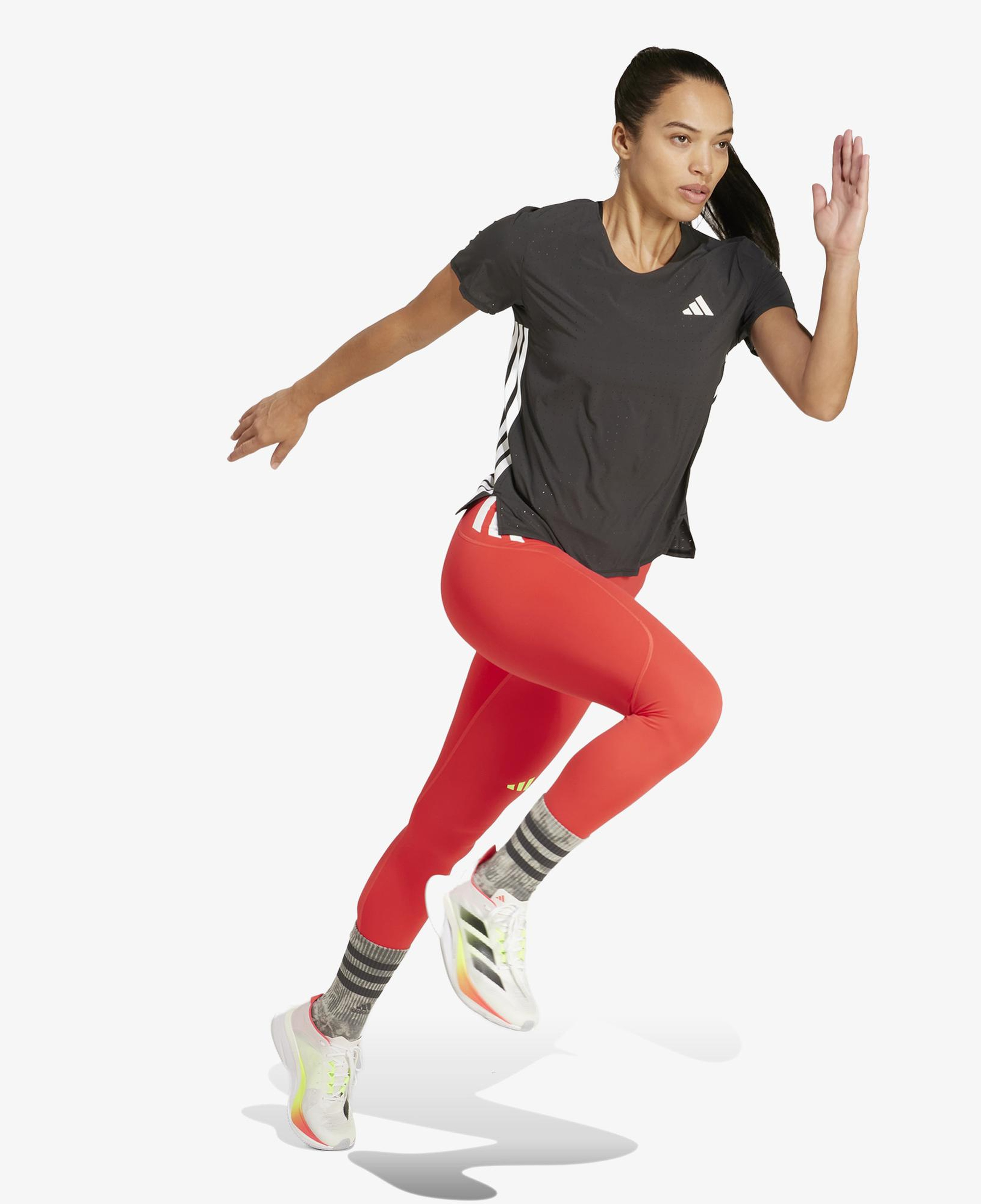 adidas Adizero Running Kadın Siyah Koşu T-Shirt