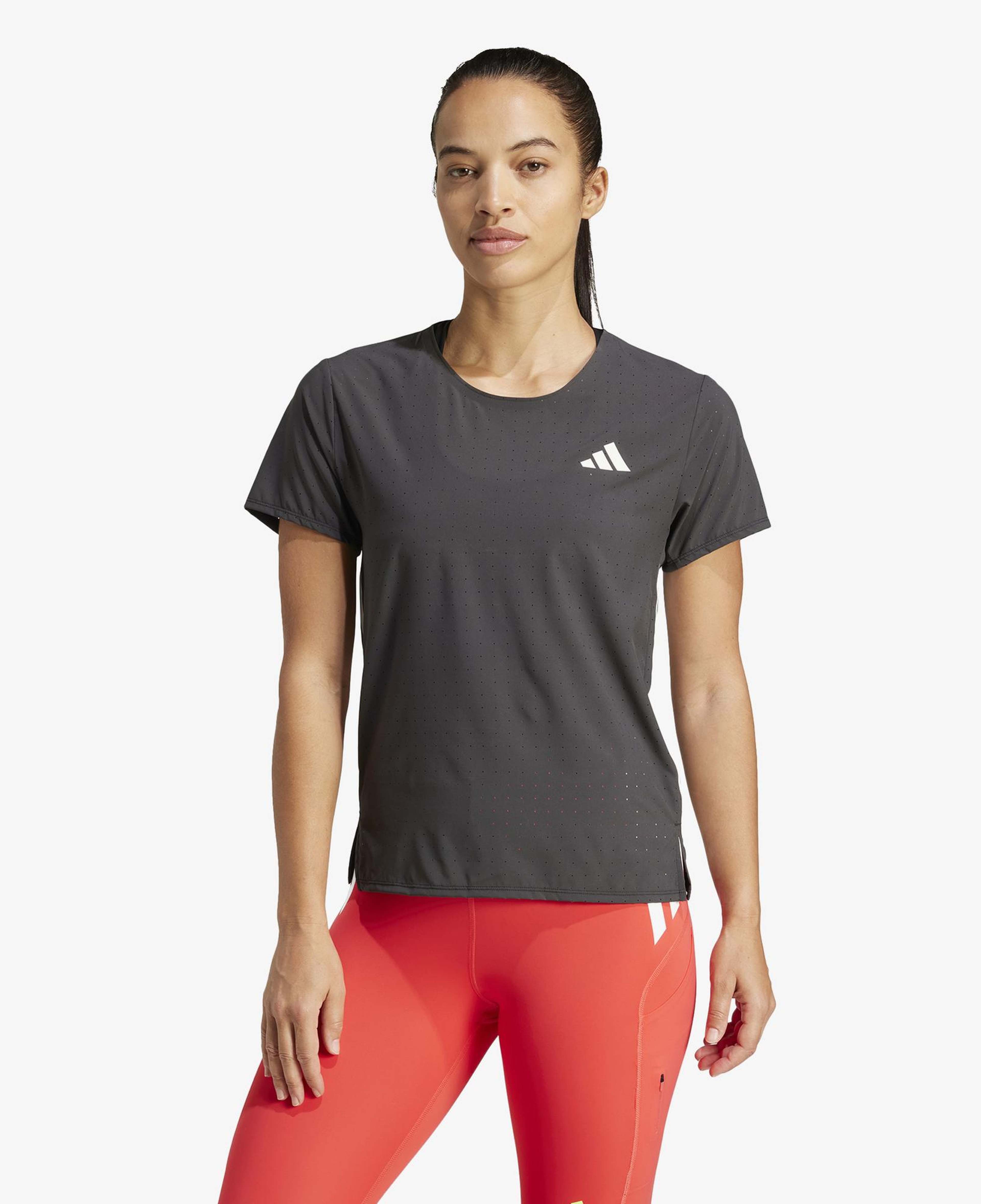 adidas Adizero Running Kadın Siyah Koşu T-Shirt