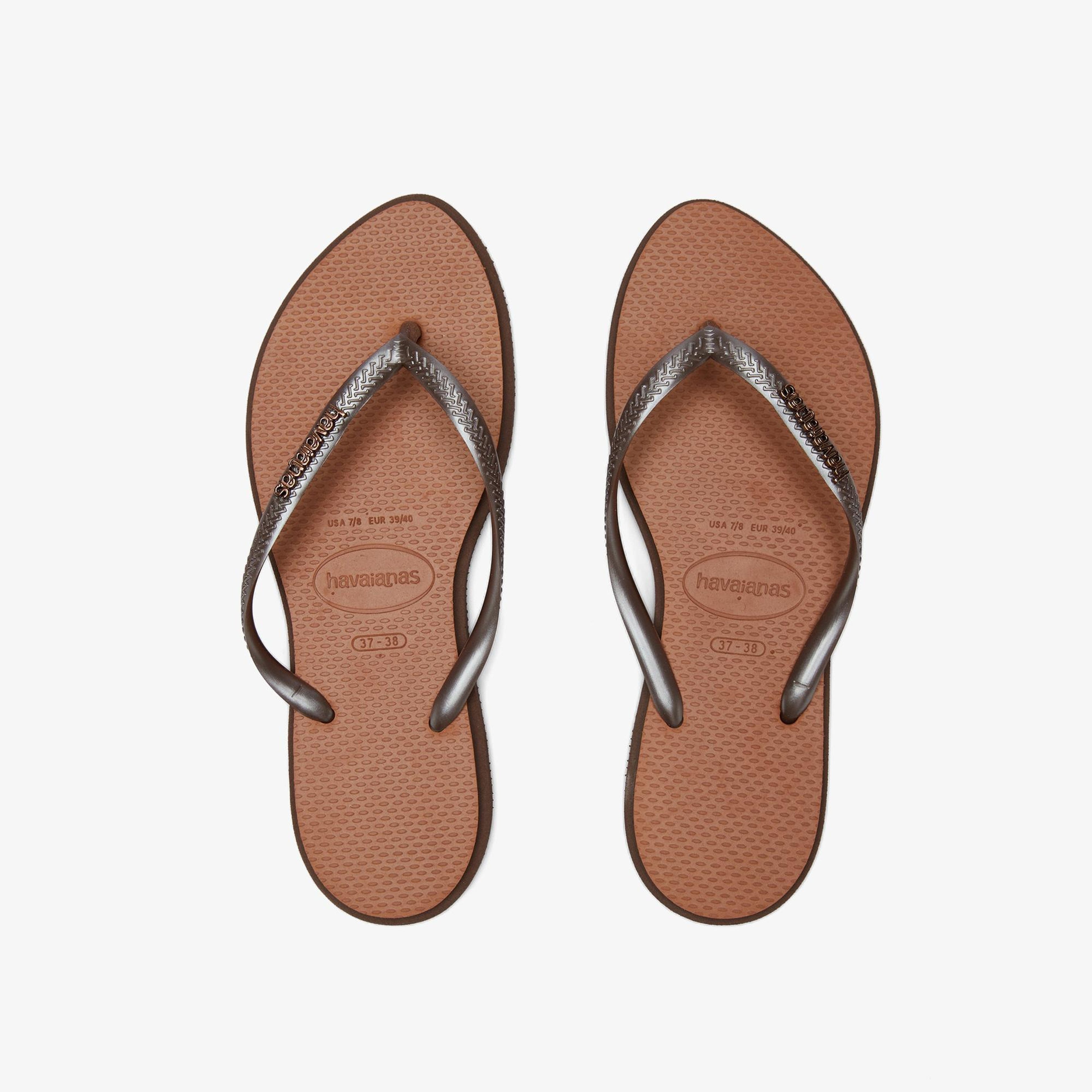 Havaianas Slim Point Unisex Kahverengi Terlik