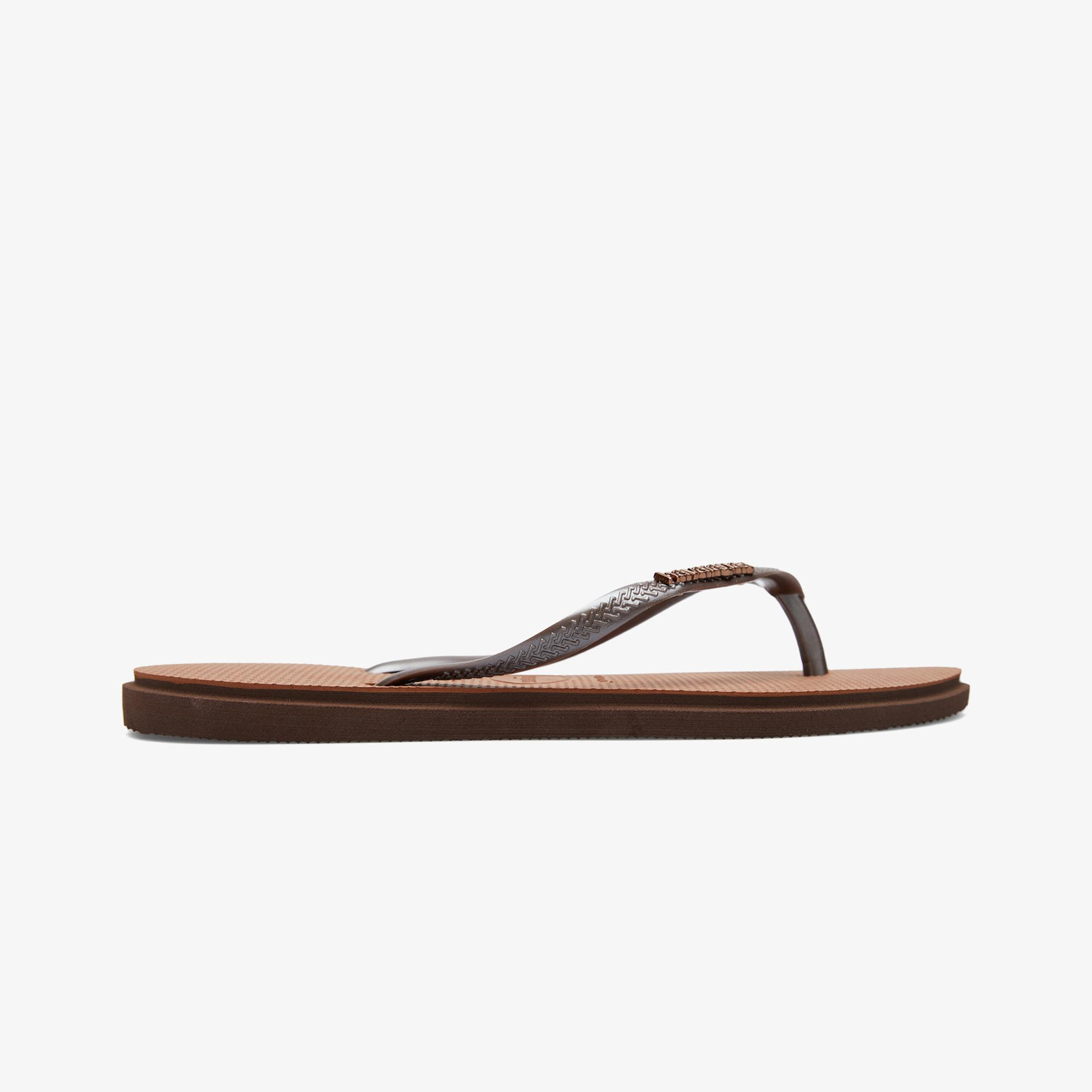 Havaianas Slim Point Unisex Kahverengi Terlik