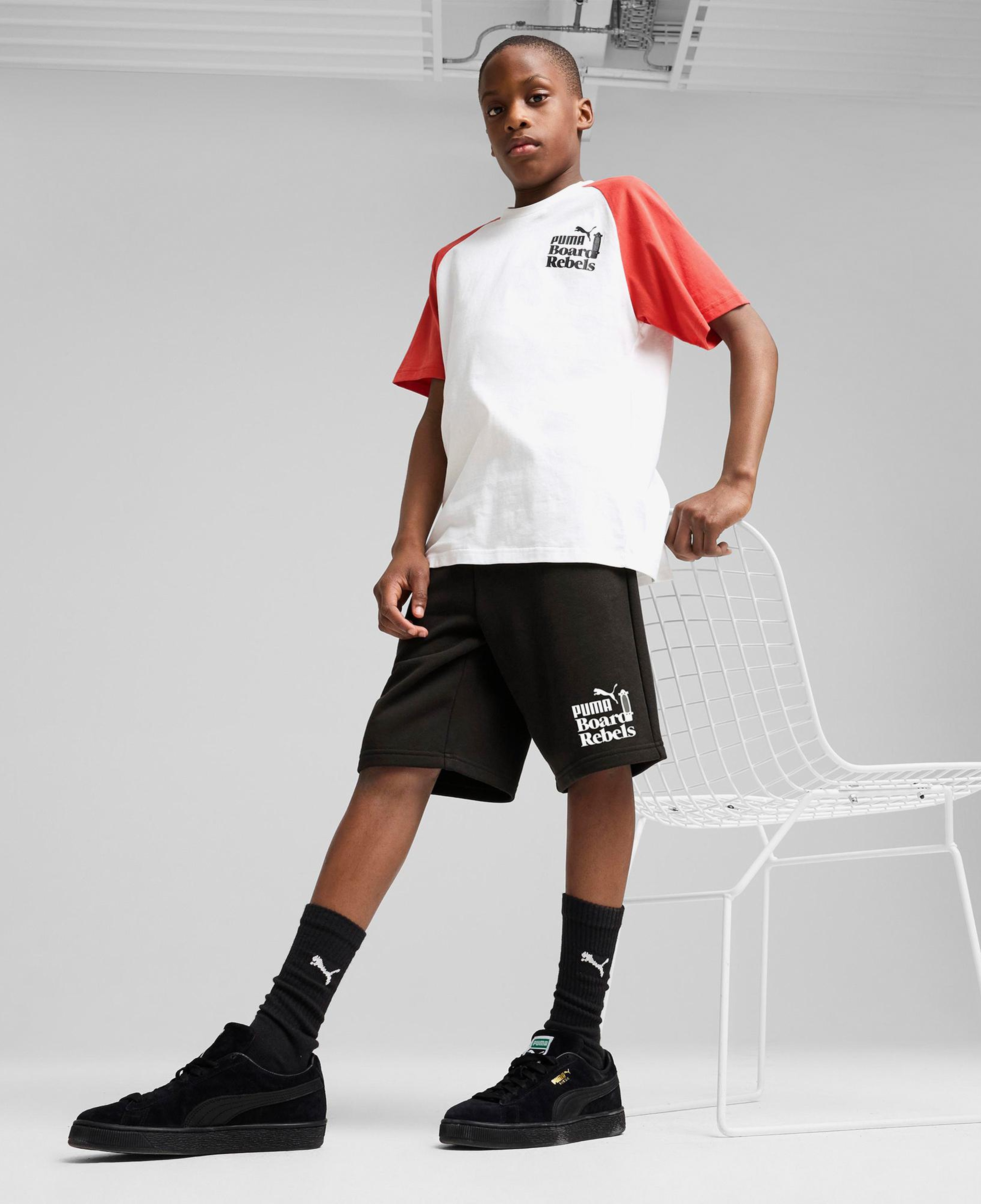 Puma Mid90S Long Çocuk Siyah Şort