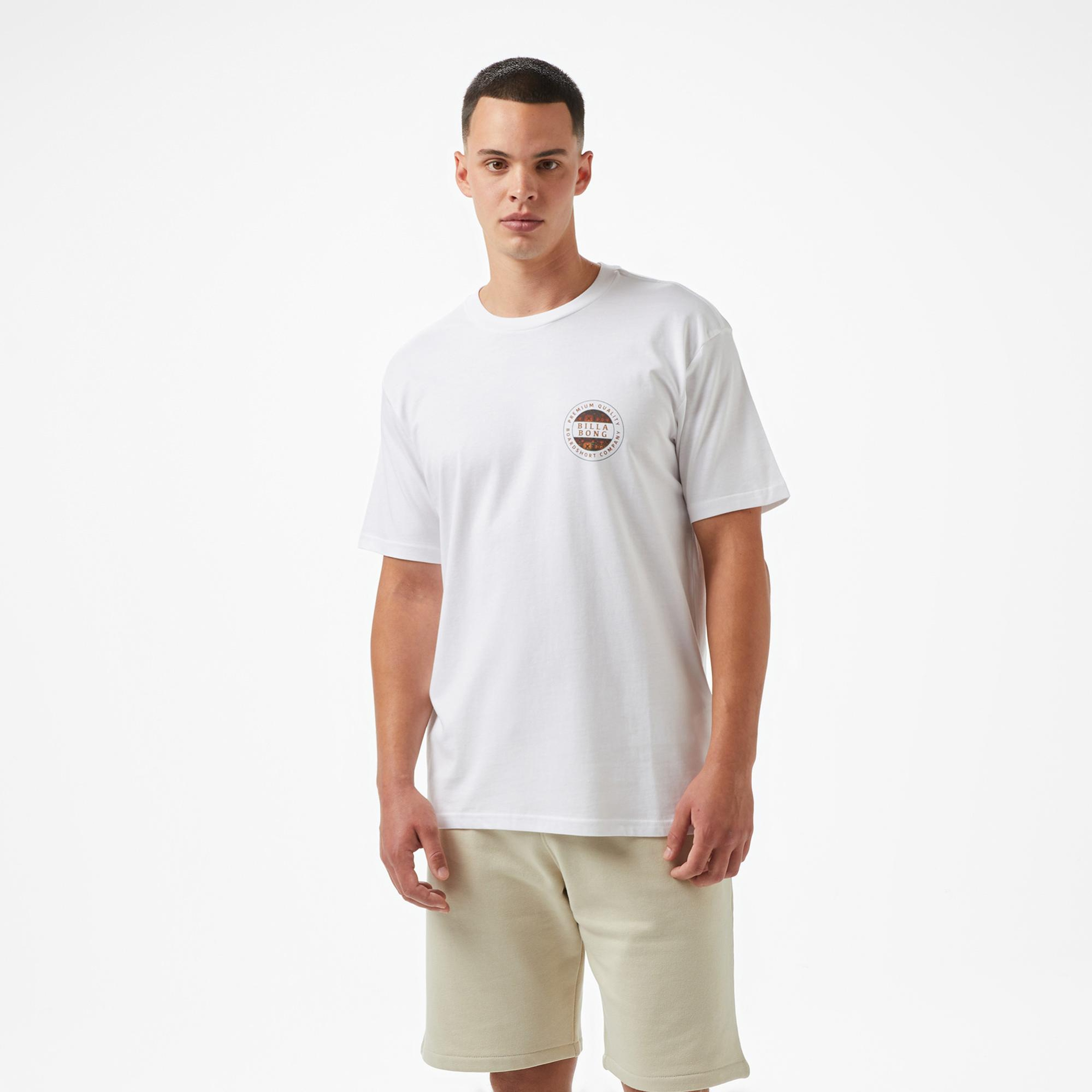 Billabong Rotor Fill Ss Erkek Beyaz T-Shirt