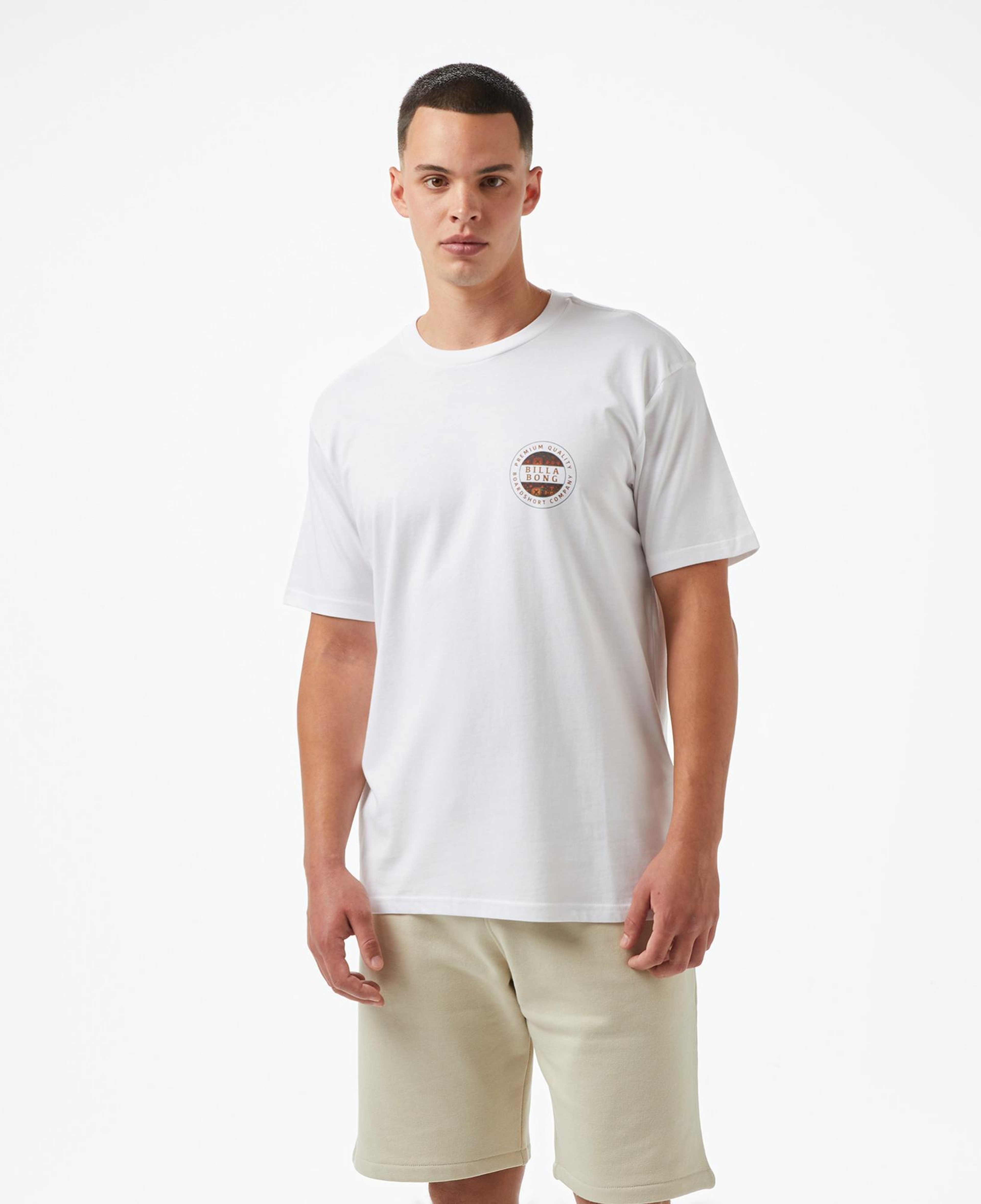 Billabong Rotor Fill Ss Erkek Beyaz T-Shirt