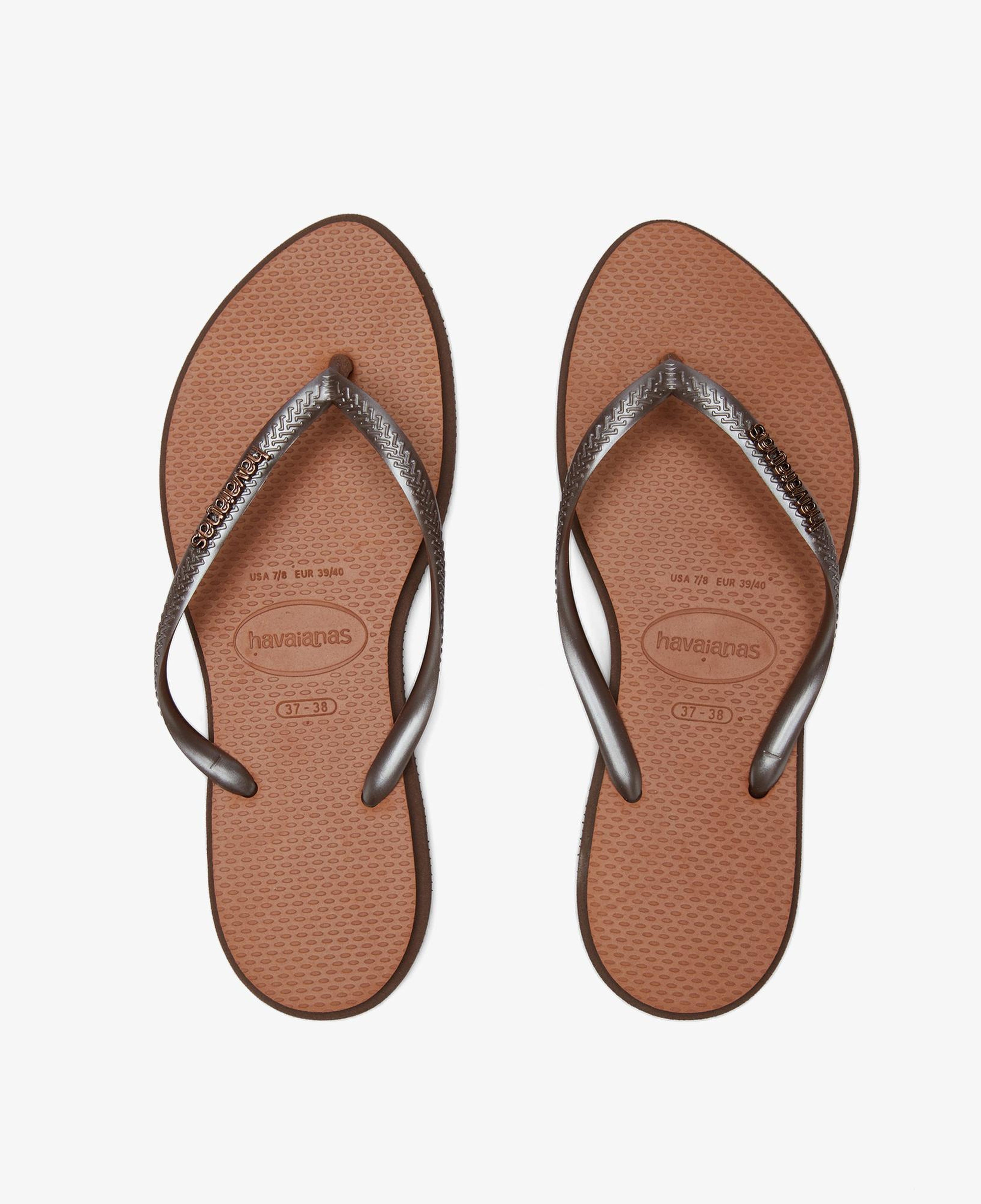 Havaianas Slim Point Unisex Kahverengi Terlik