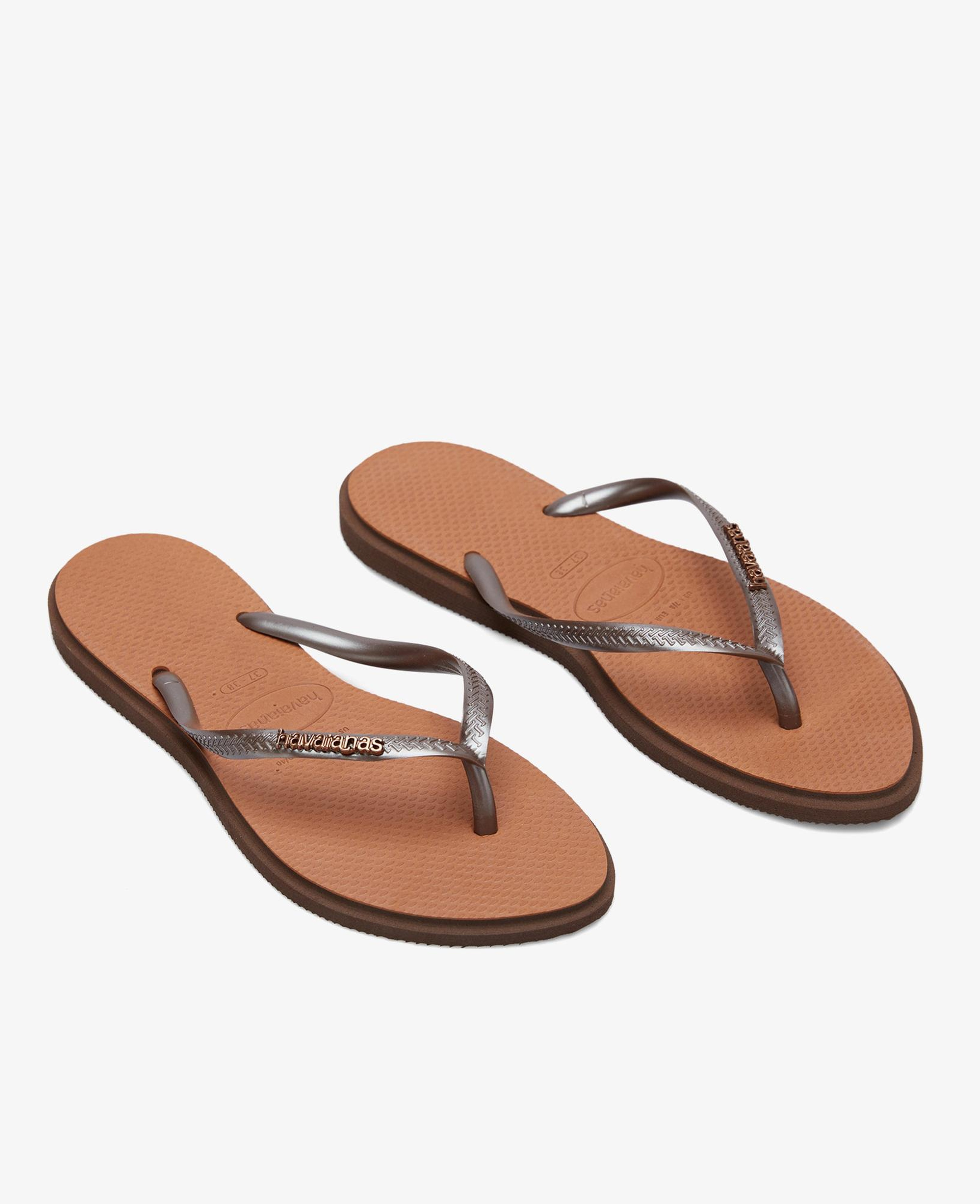 Havaianas Slim Point Unisex Kahverengi Terlik