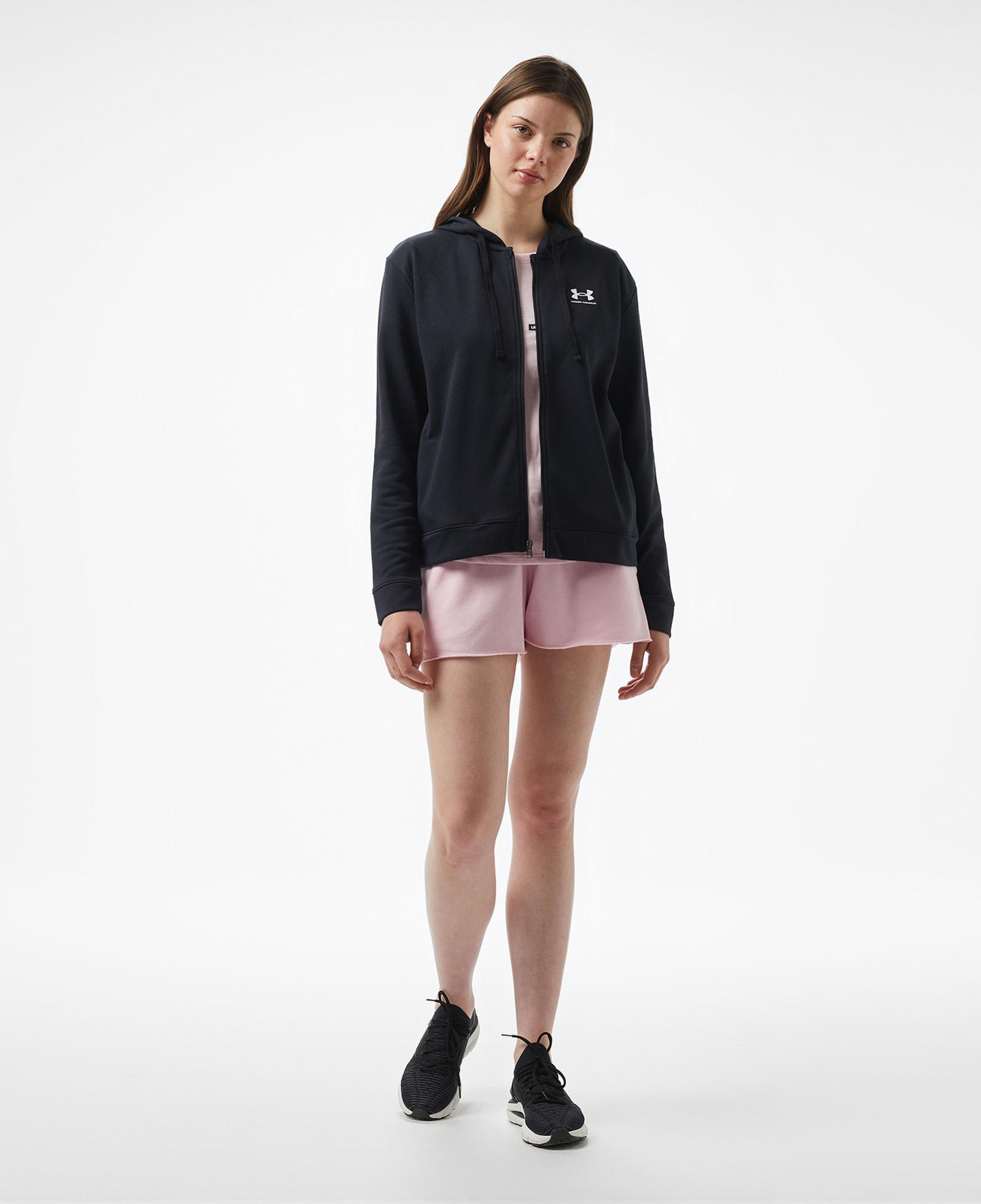 Under Armour Rival Terry Fz Kadın Siyah Ceket