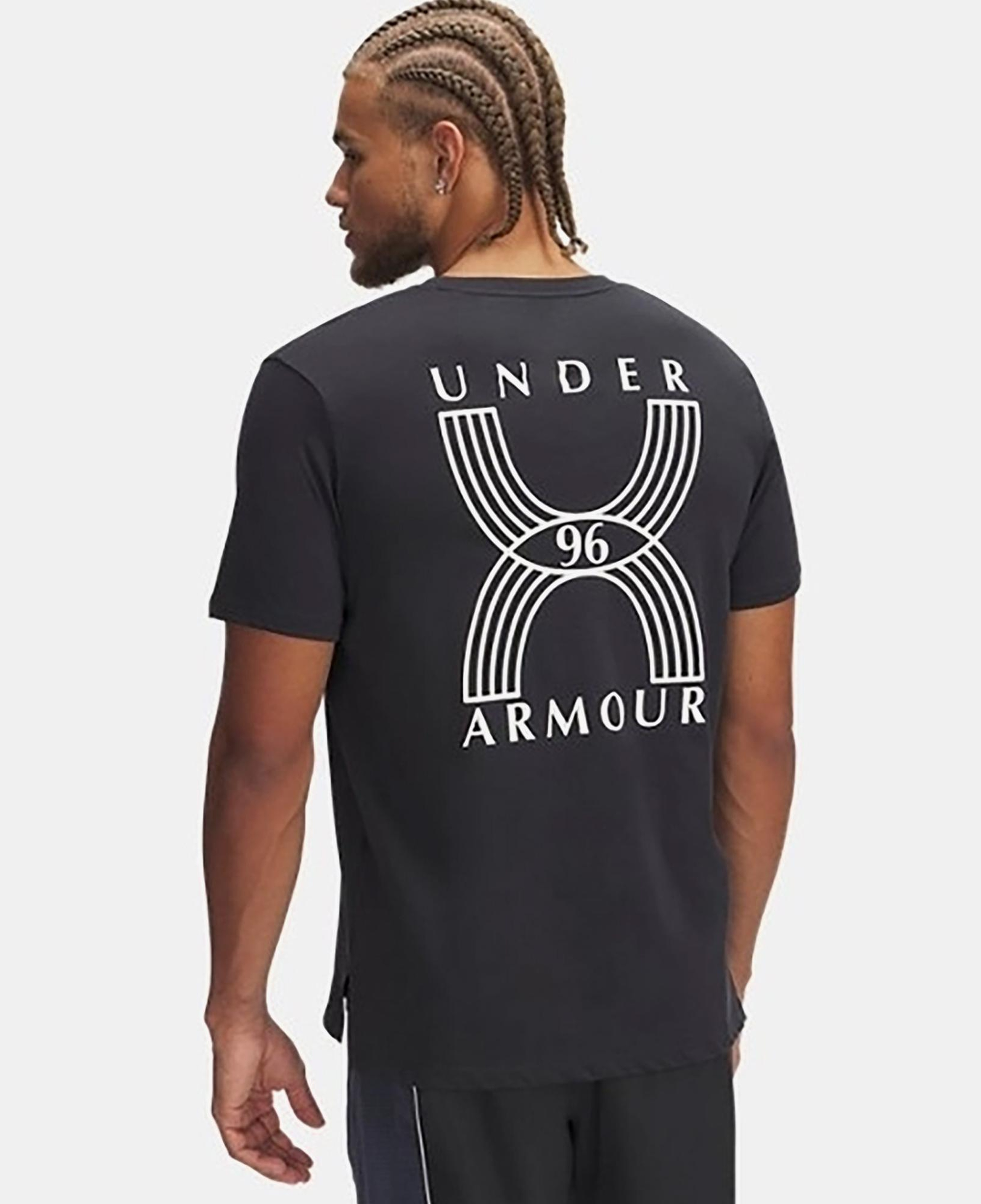 Under Armour Run 96 Sleeve Erkek Gri Koşu T-Shirt