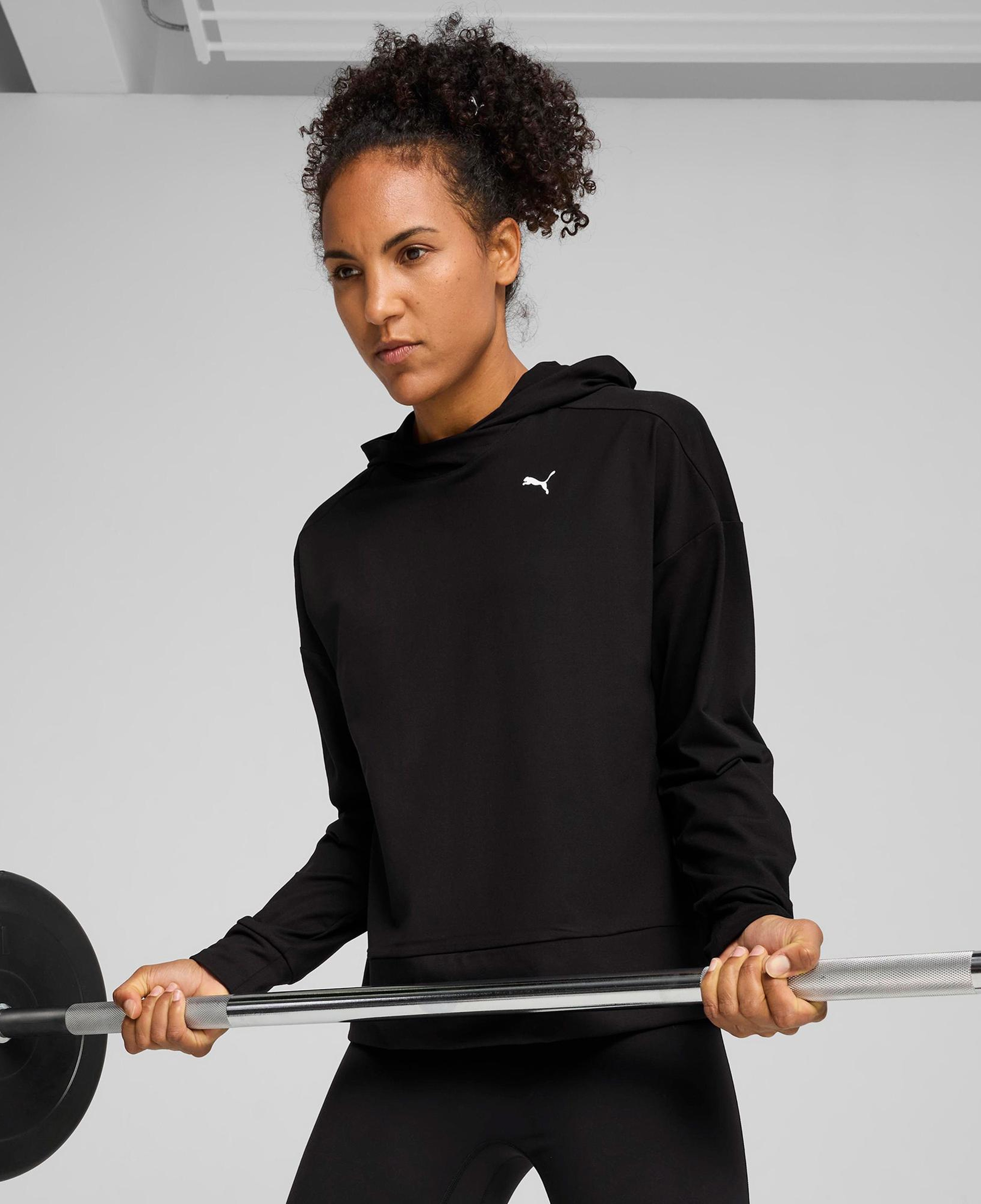 Puma Cloudspun Kadın Siyah Sweatshirt