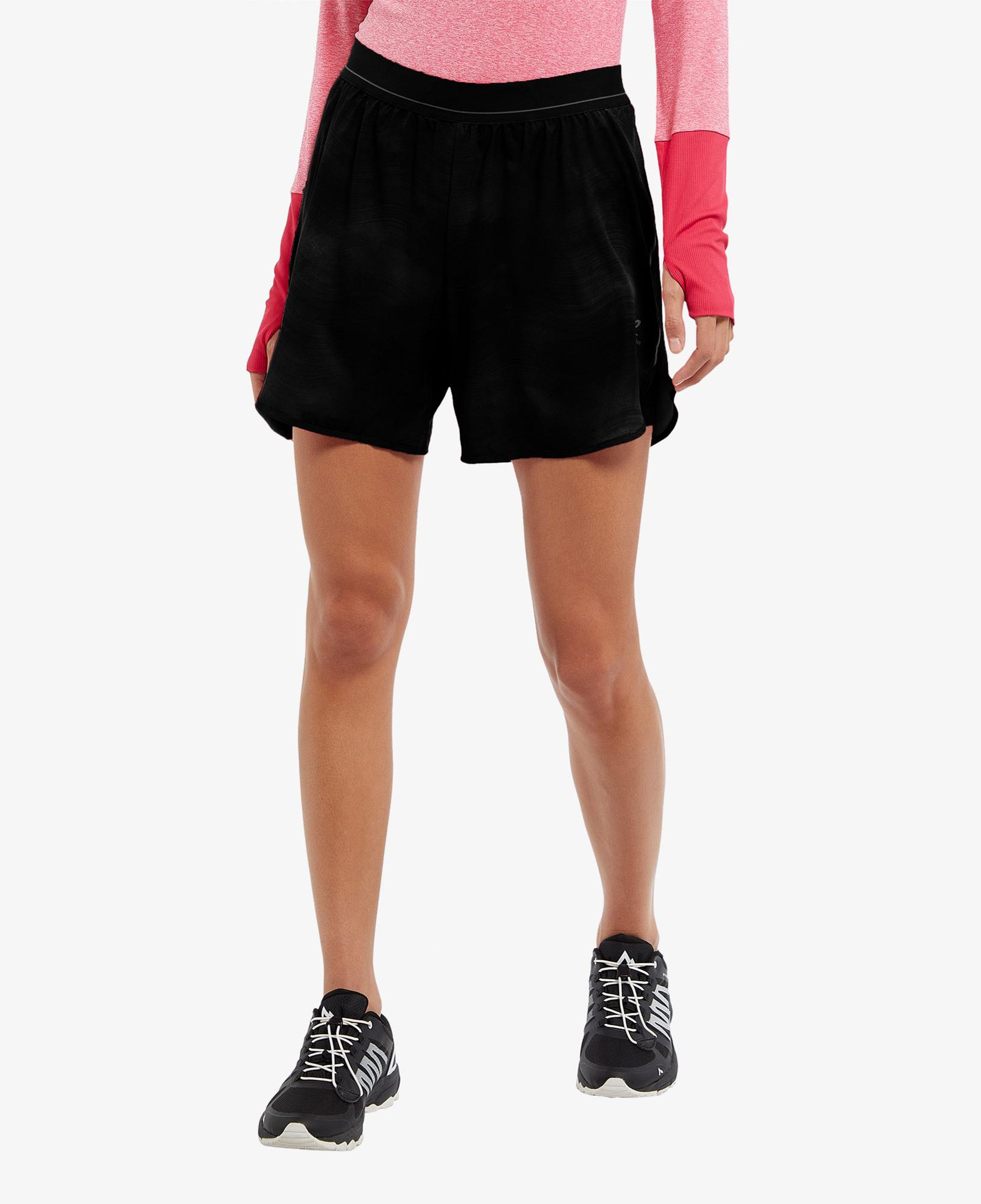 Energetics Isolda II 7 inch Kadın Siyah Koşu Şortu