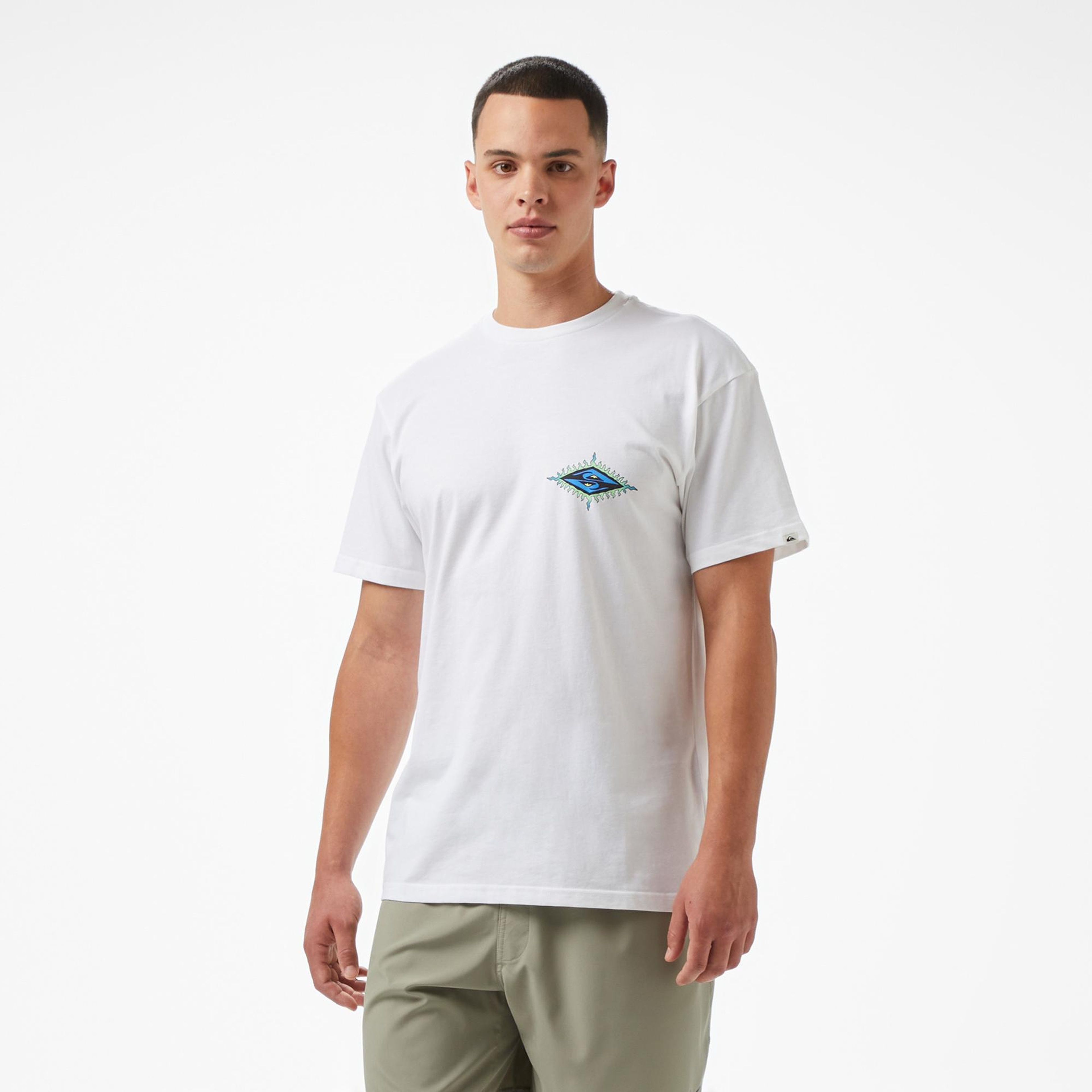 Quiksilver Ev Beach Blast Ss Erkek Beyaz T-Shirt