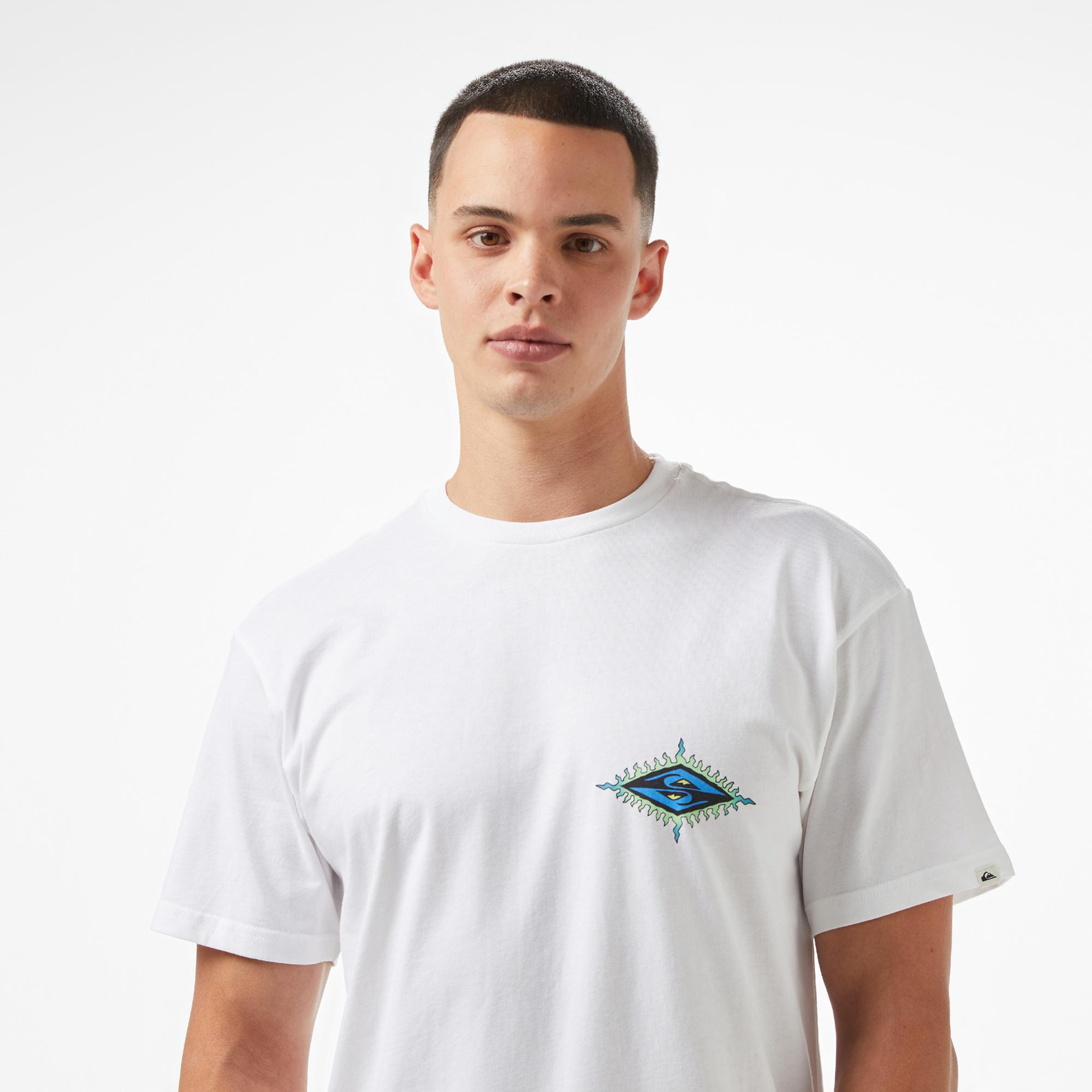 Quiksilver Ev Beach Blast Ss Erkek Beyaz T-Shirt