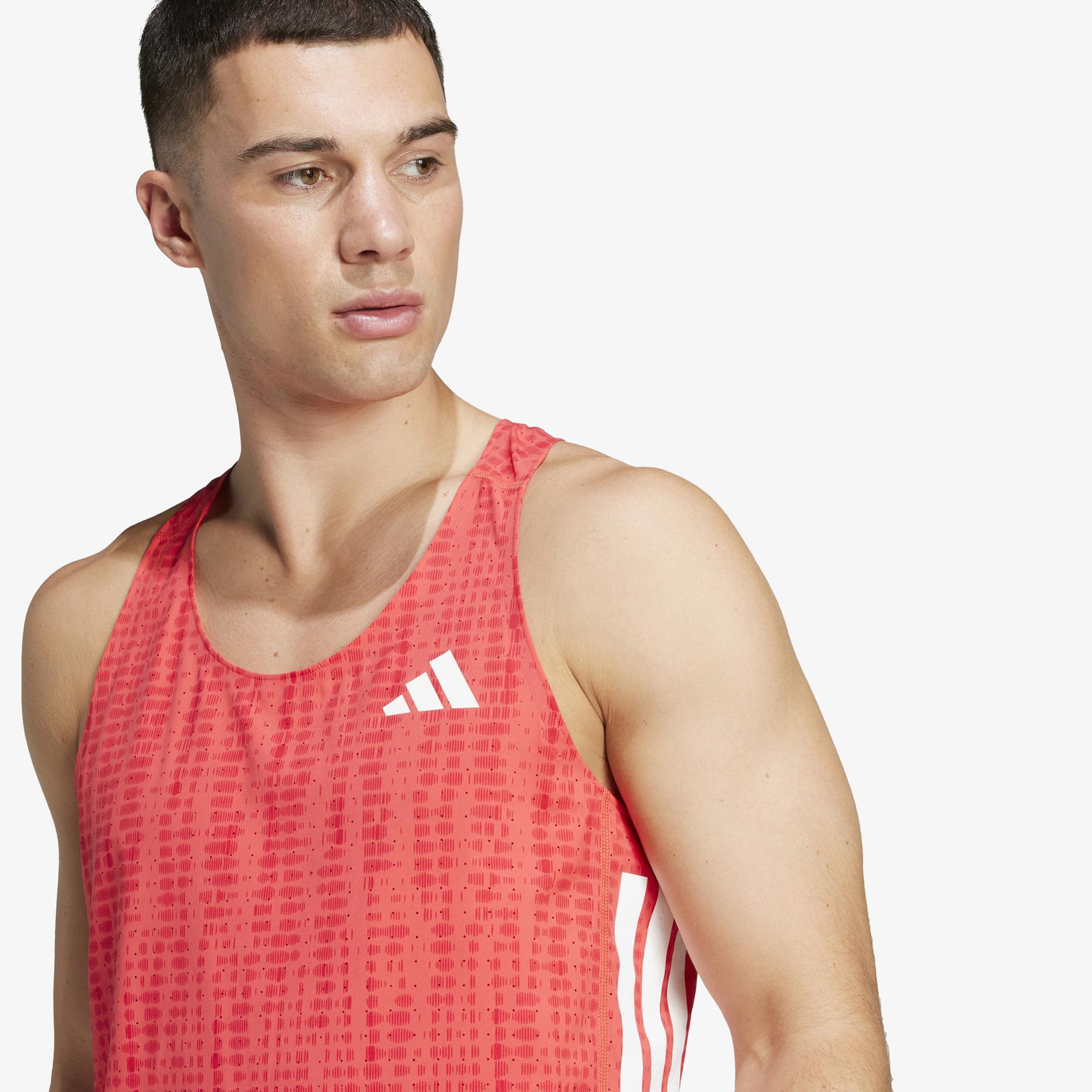 adidas Adizero Running Erkek Kırmızı Koşu Atlet