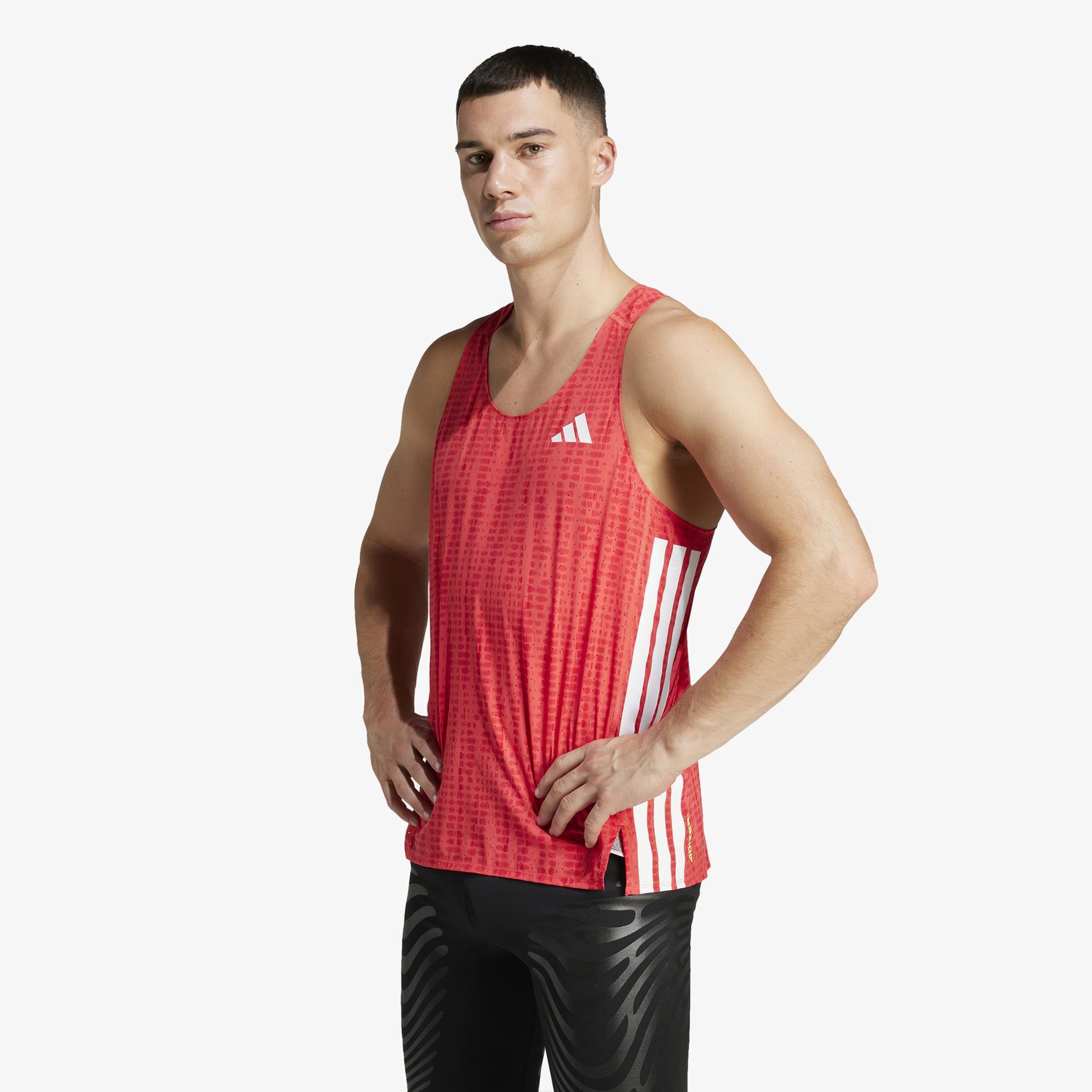 adidas Adizero Running Erkek Kırmızı Koşu Atlet