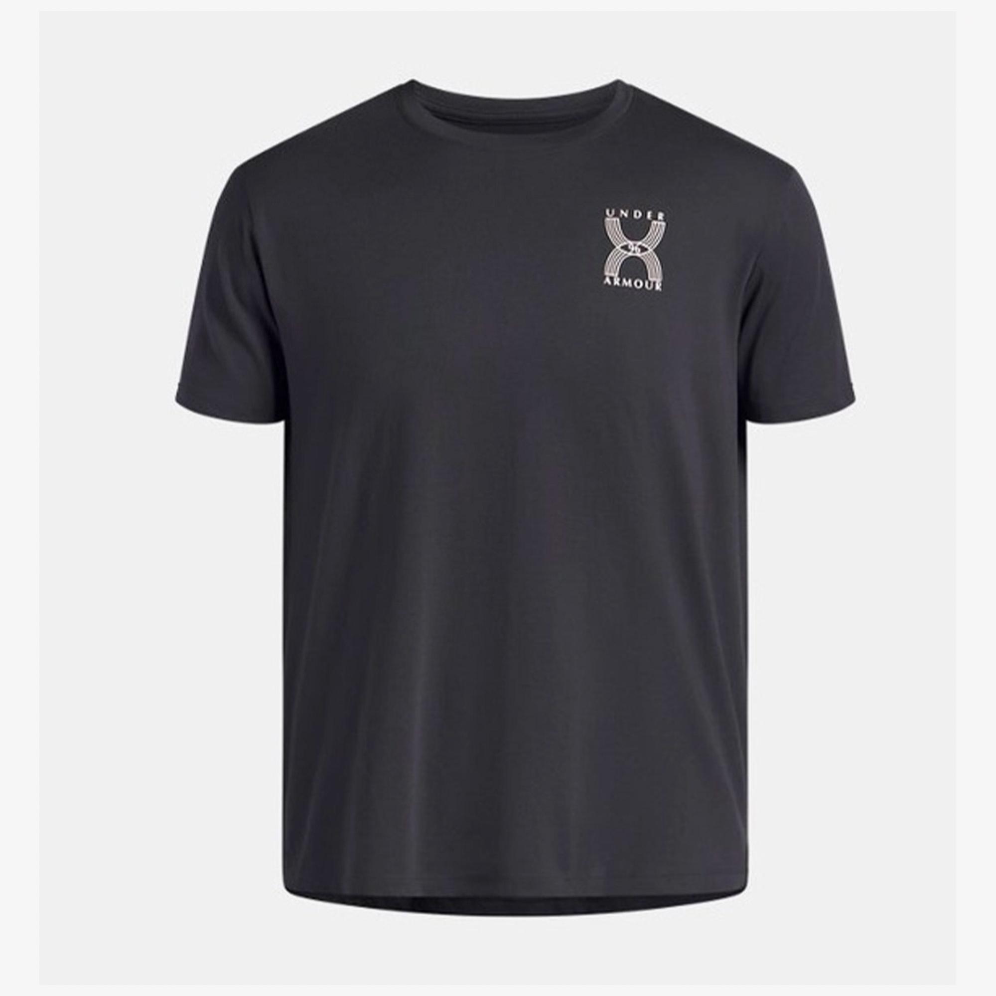 Under Armour Run 96 Sleeve Erkek Gri Koşu T-Shirt