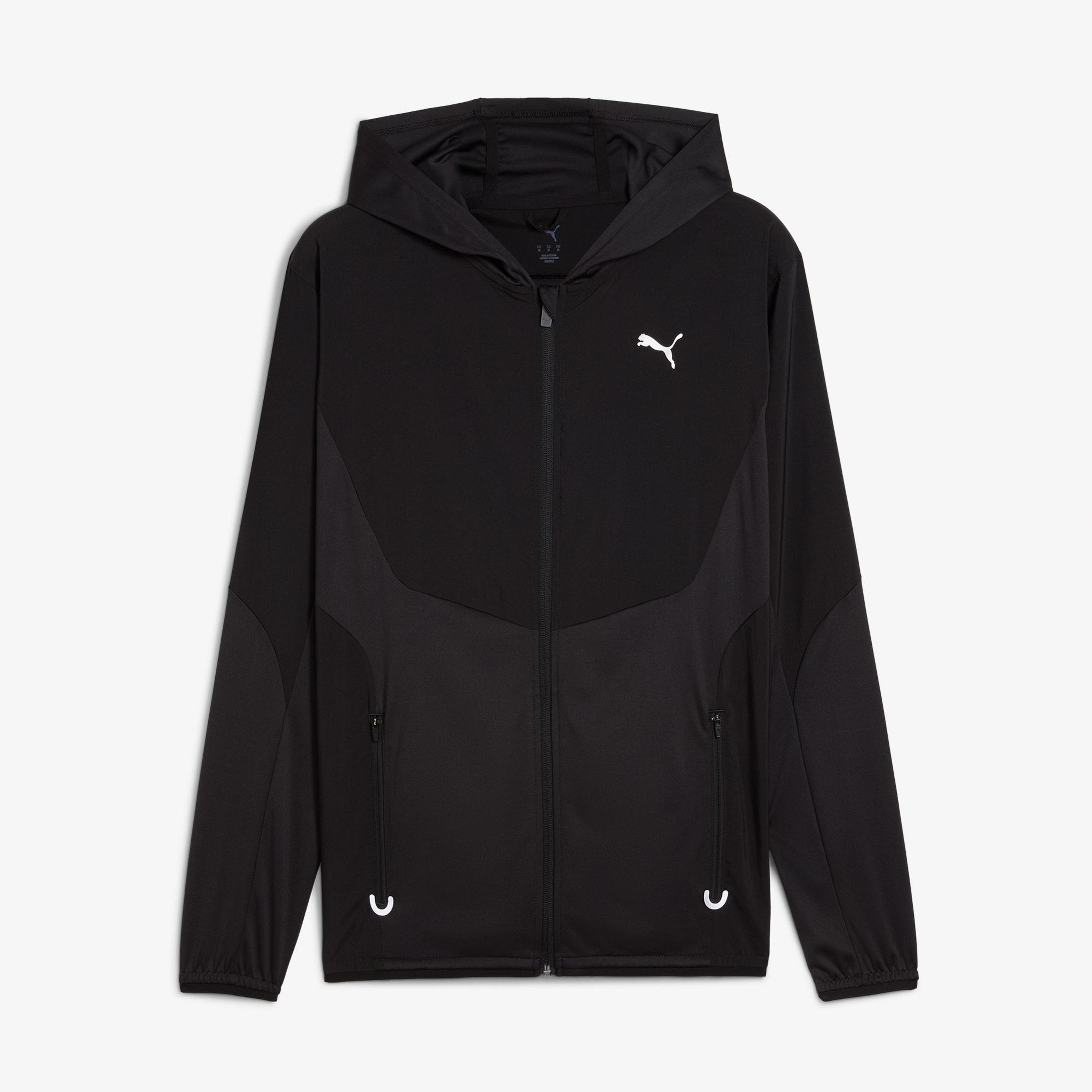 Puma Flex Fabric Mix Erkek Siyah Antrenman Ceketi