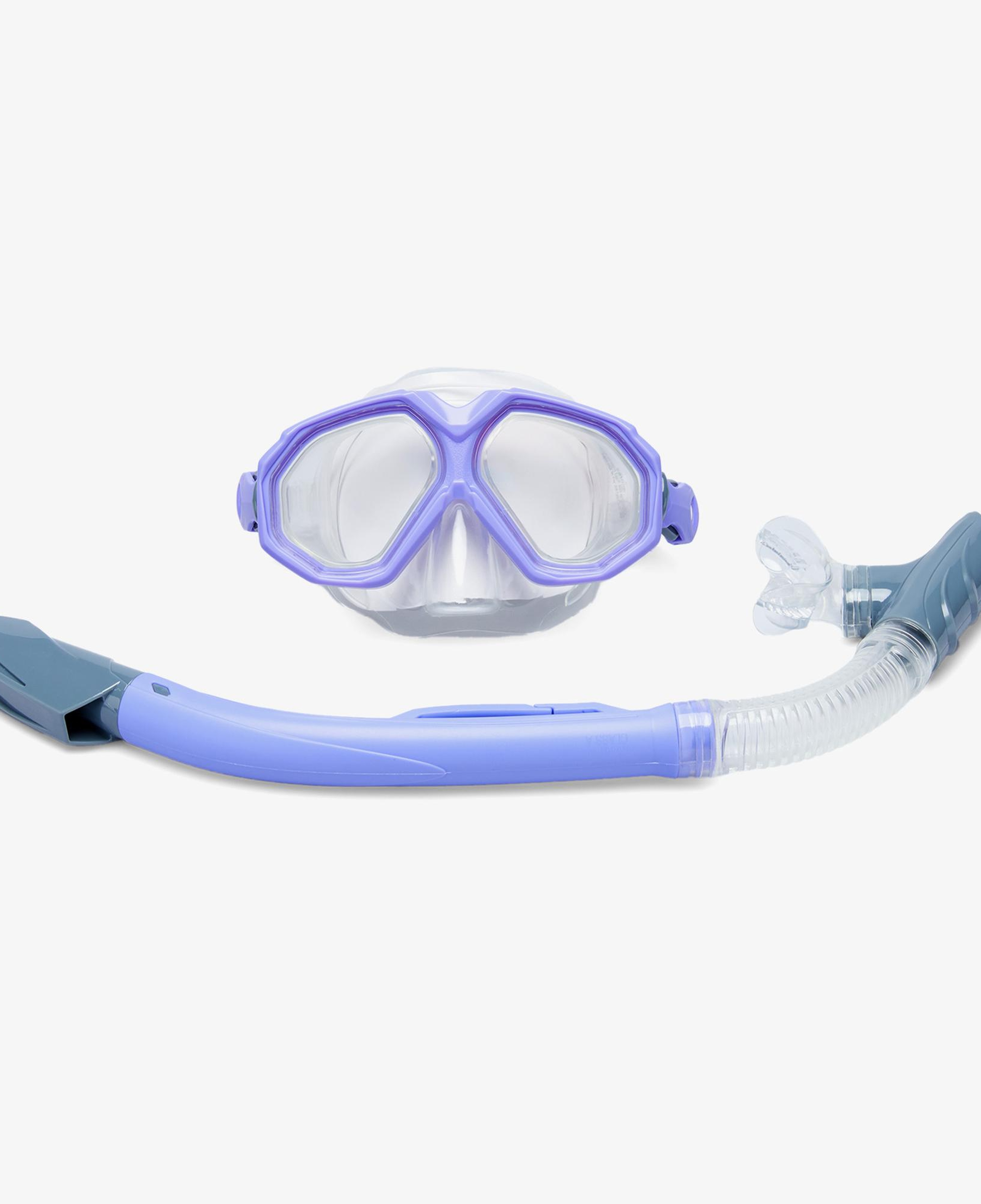 Speedo Dual Lenses Unisex Mor Şnorkel