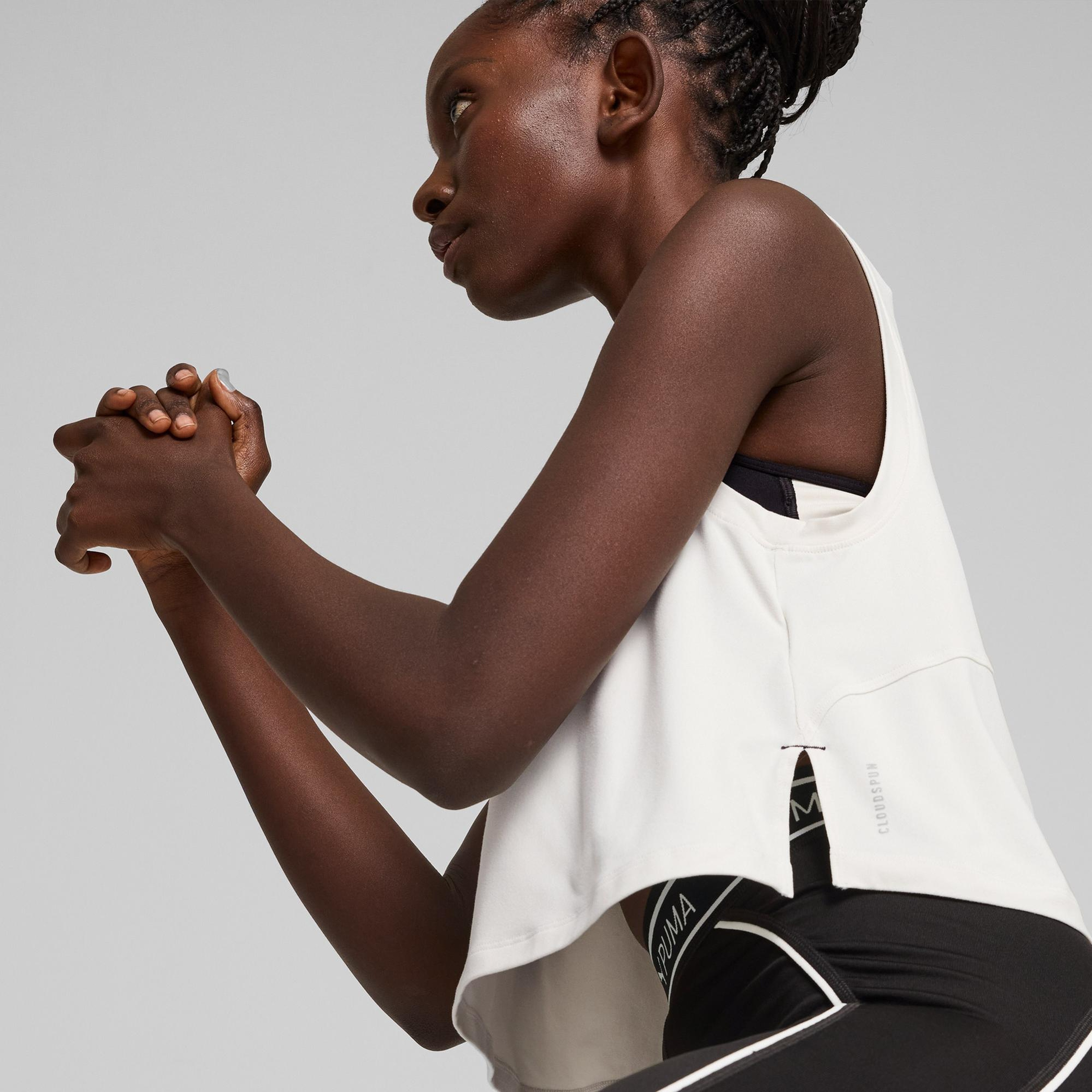 Puma Cloudspun Kadın Beyaz Antrenman Atleti