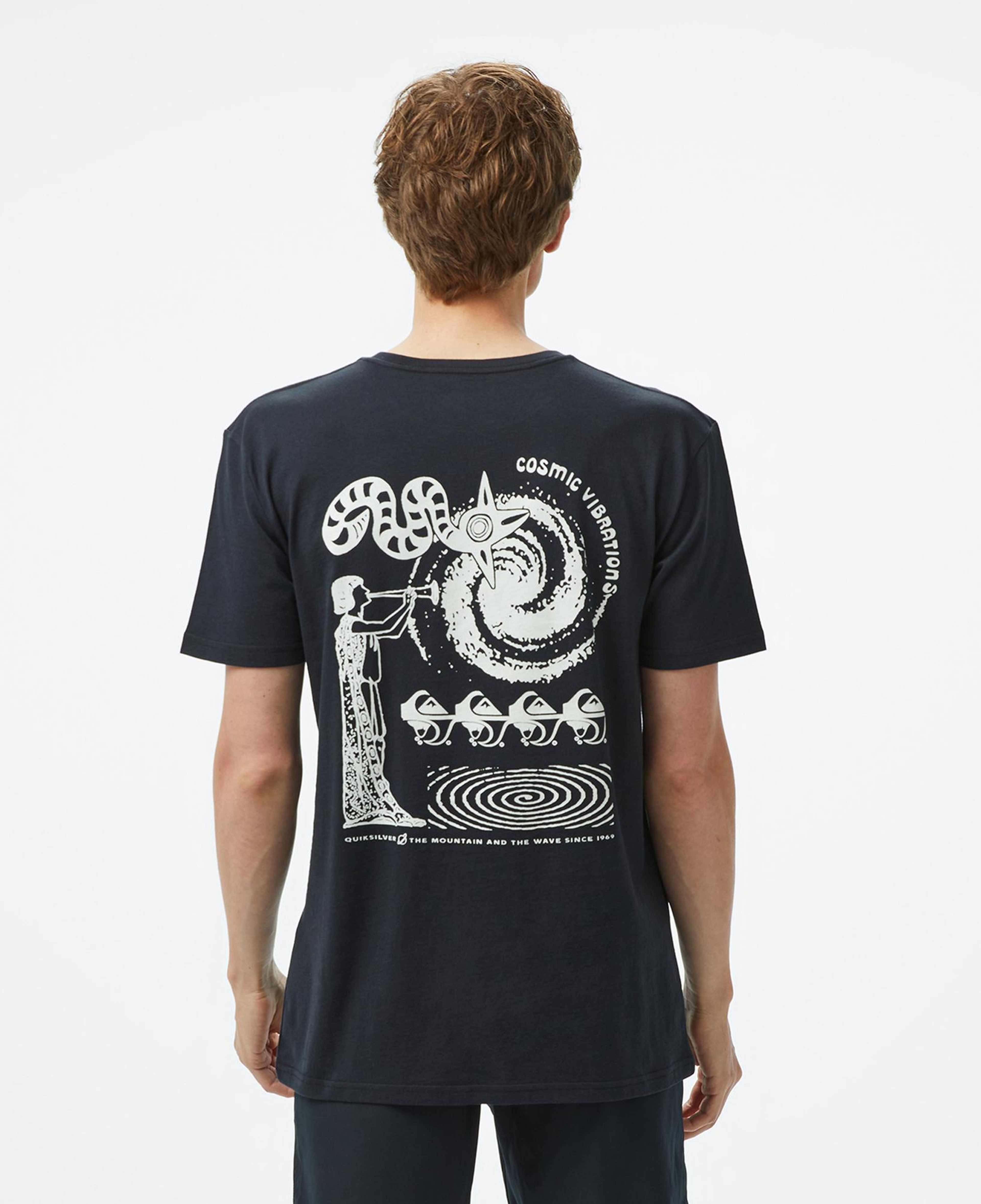 Quiksilver Ev Cosmic Vibrations Ss Erkek Siyah T-Shirt