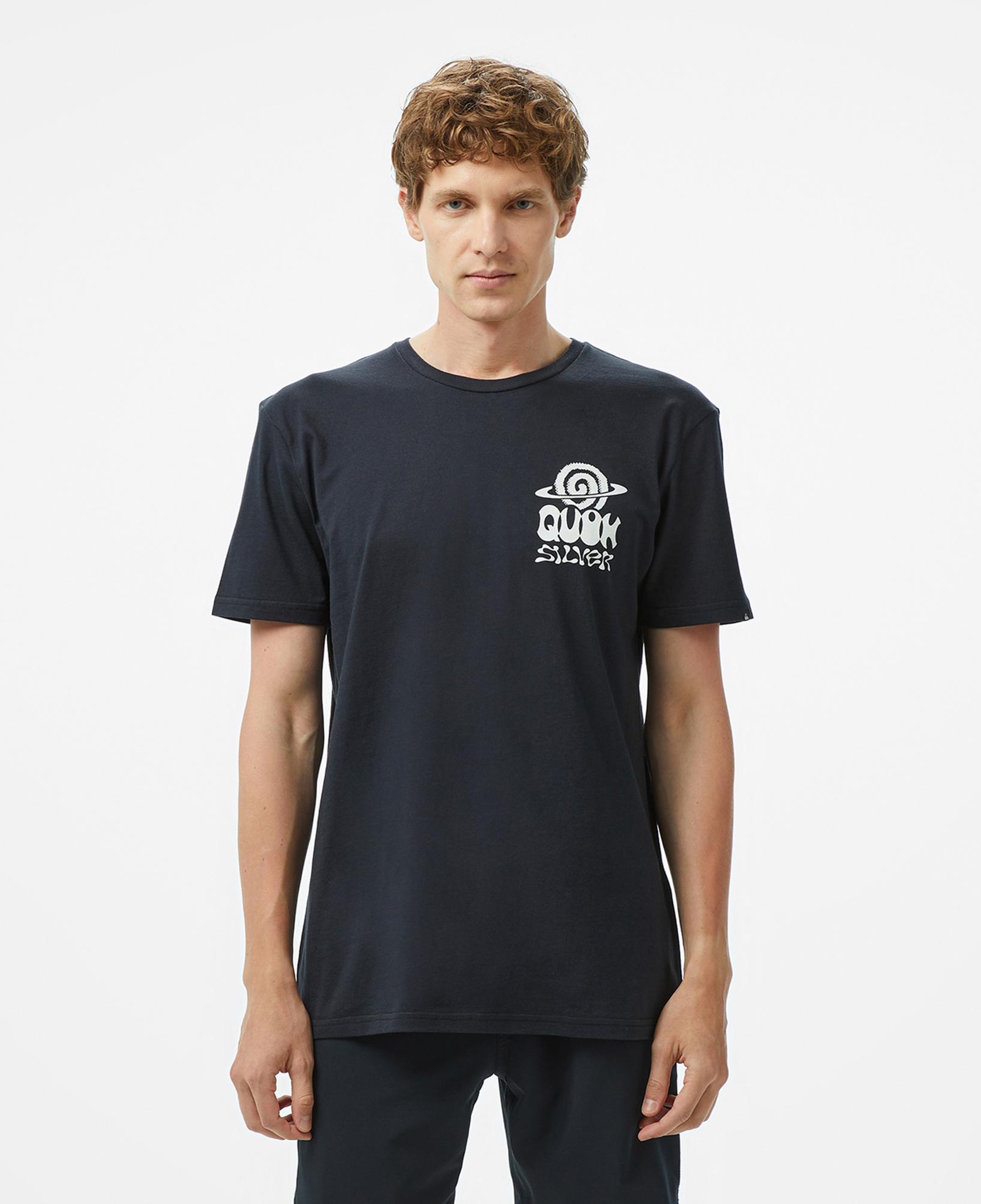 Quiksilver Ev Cosmic Vibrations Ss Erkek Siyah T-Shirt
