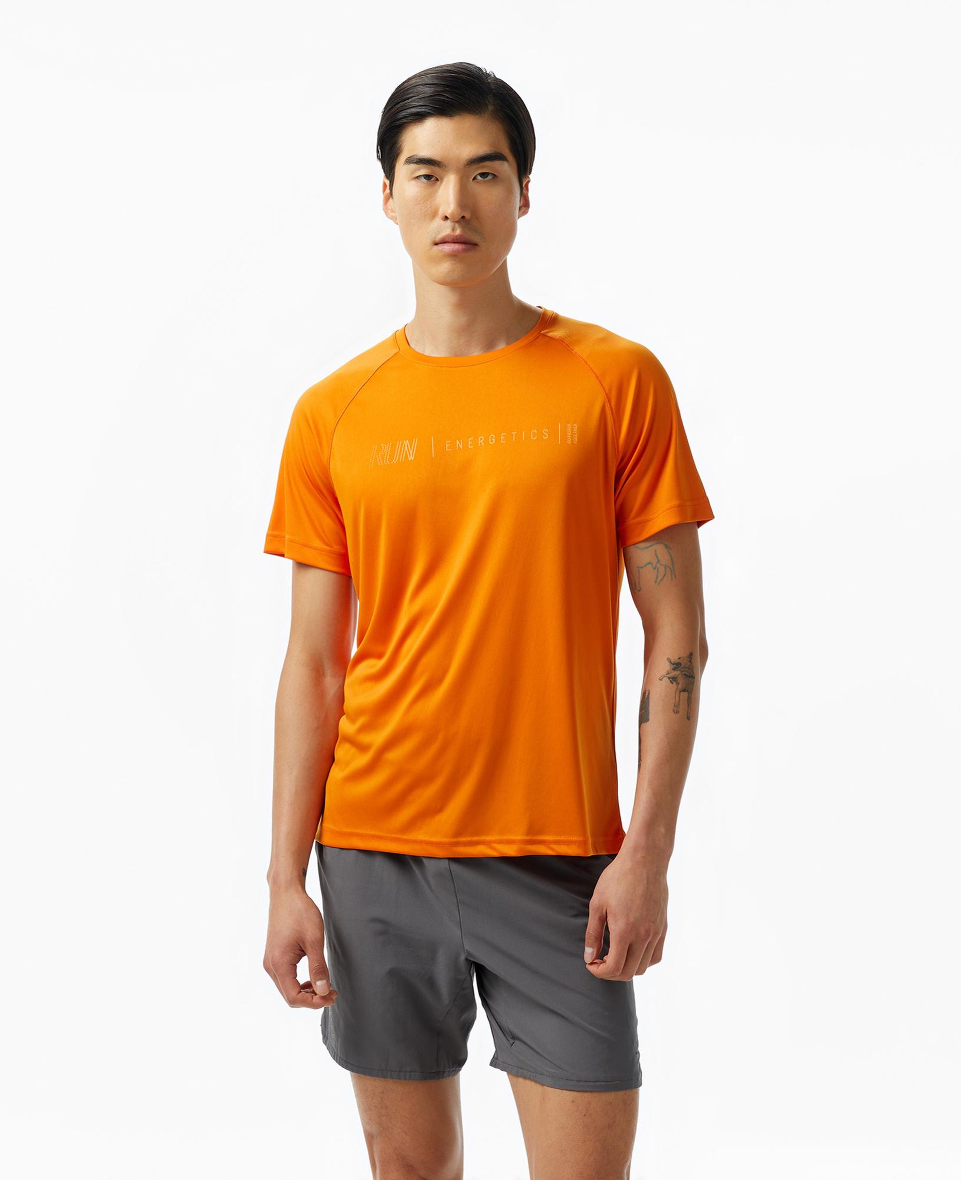 Energetics Bueno Vi Erkek Turuncu Koşu T-Shirt