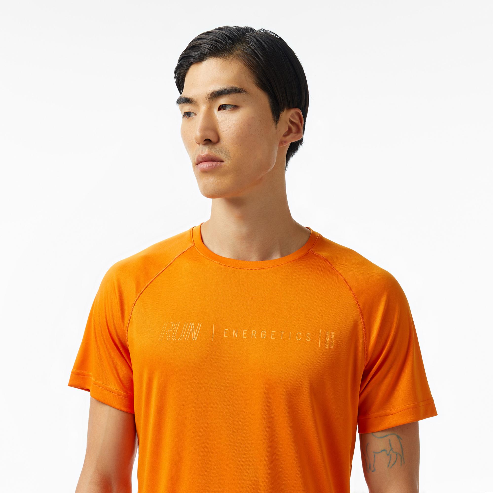 Energetics Bueno Vi Erkek Turuncu Koşu T-Shirt