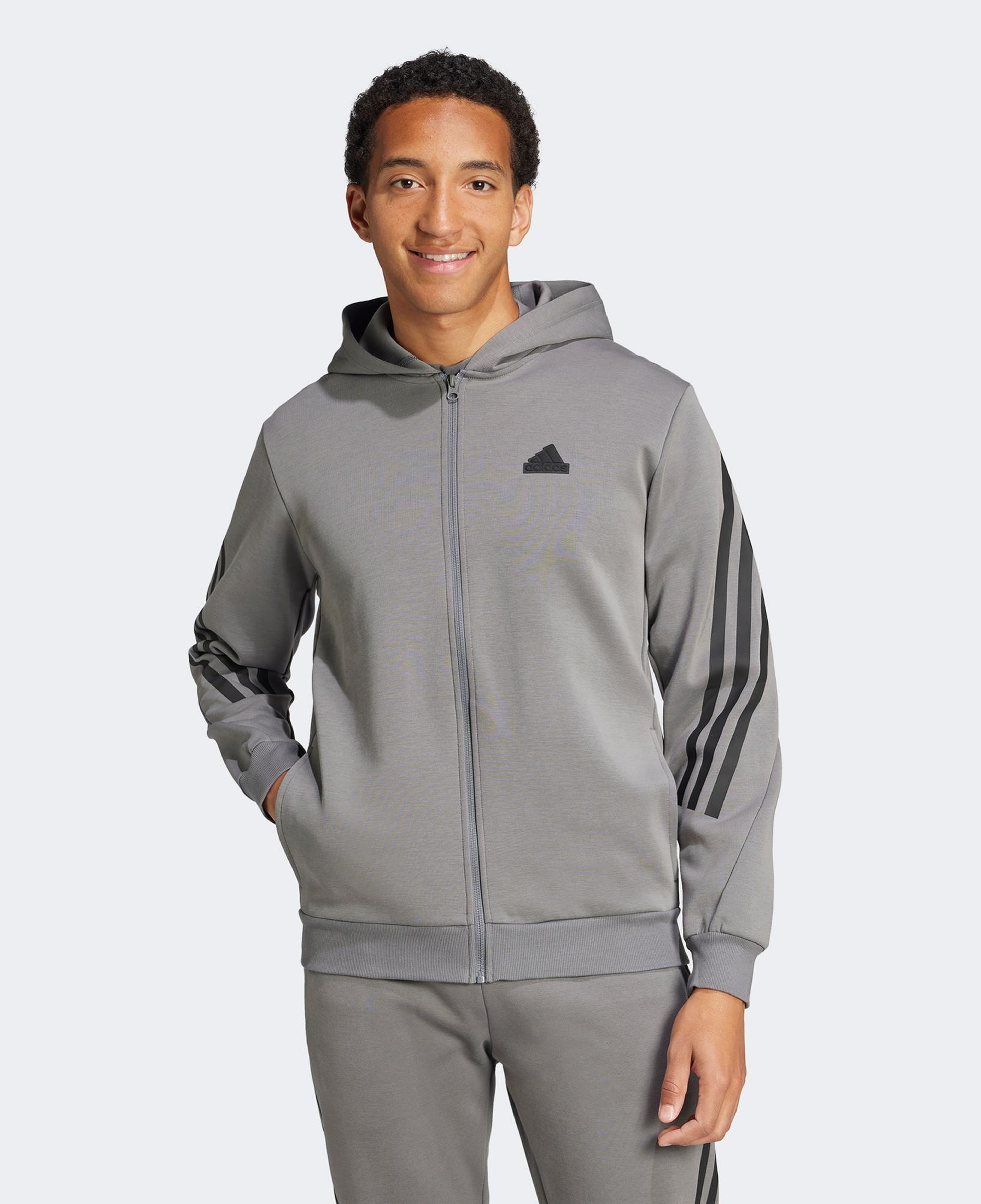 adidas Future Icons 3S Erkek Gri Günlük Sweatshirt