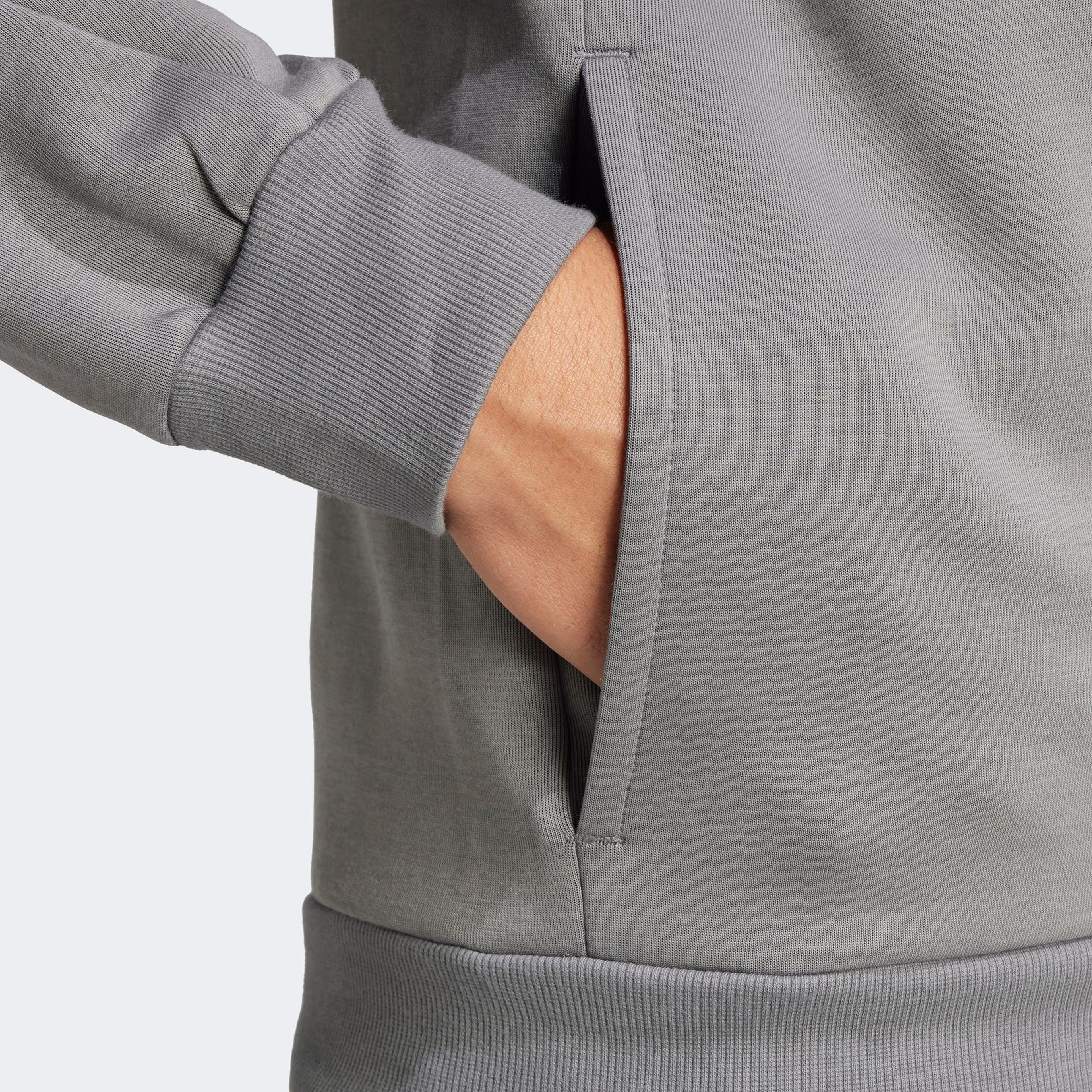 adidas Future Icons 3S Erkek Gri Günlük Sweatshirt