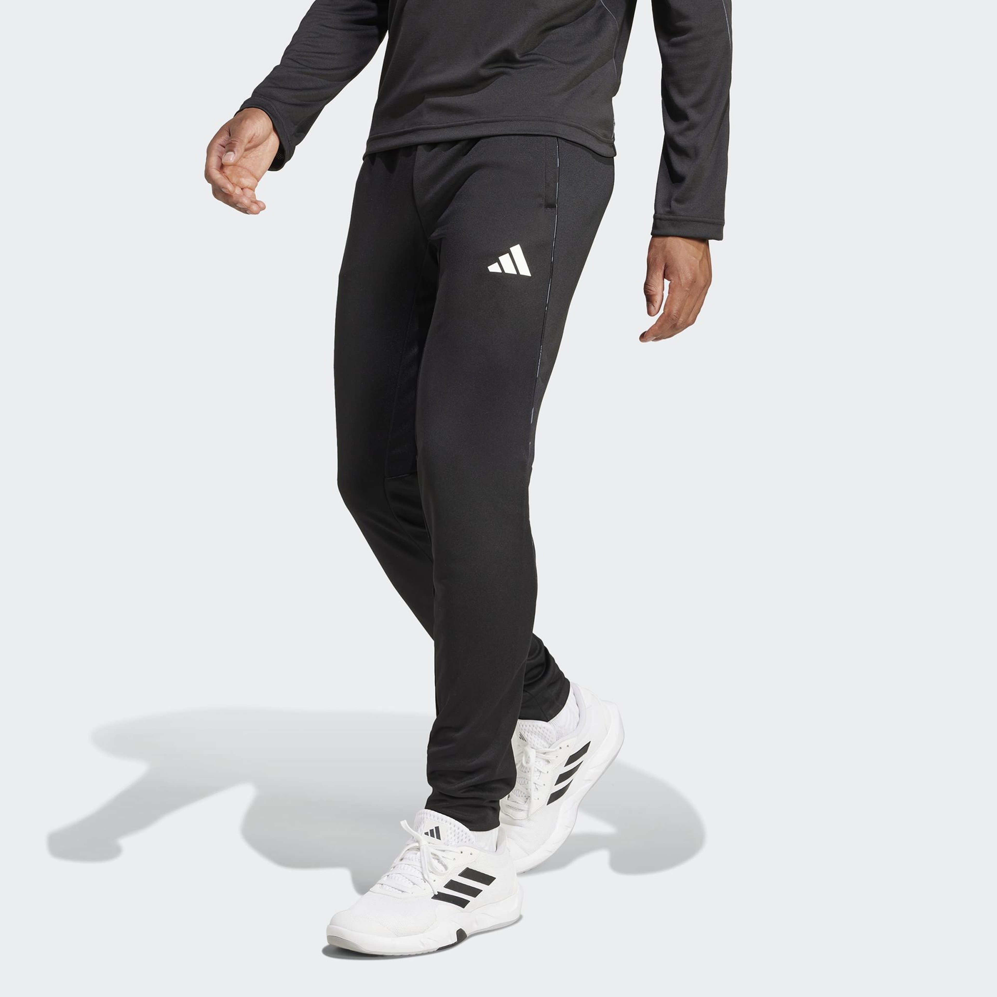 adidas Essentials Camo Erkek Siyah Eşofman Altı