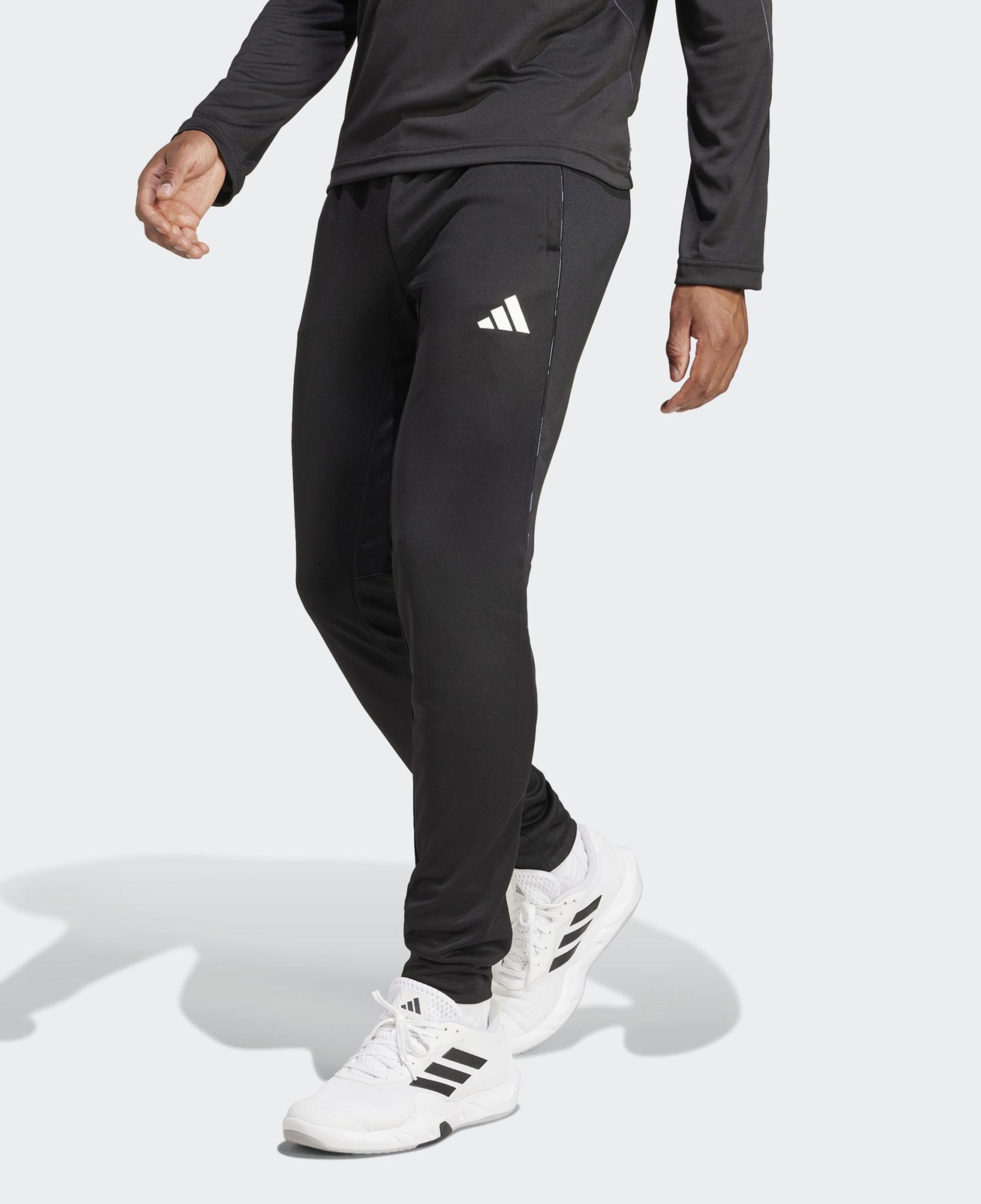 adidas Essentials Camo Erkek Siyah Eşofman Altı