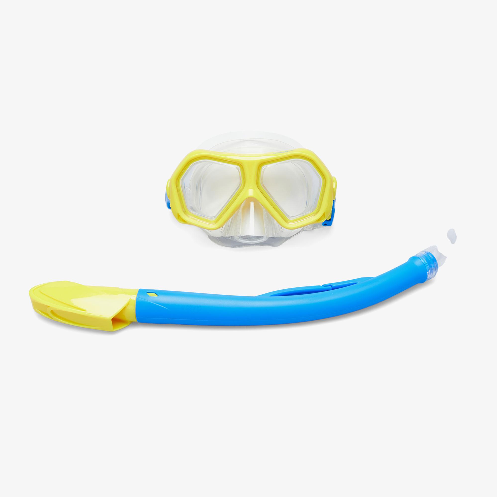 Speedo Ju Dual Lenses Çocuk Sarı Şnorkel