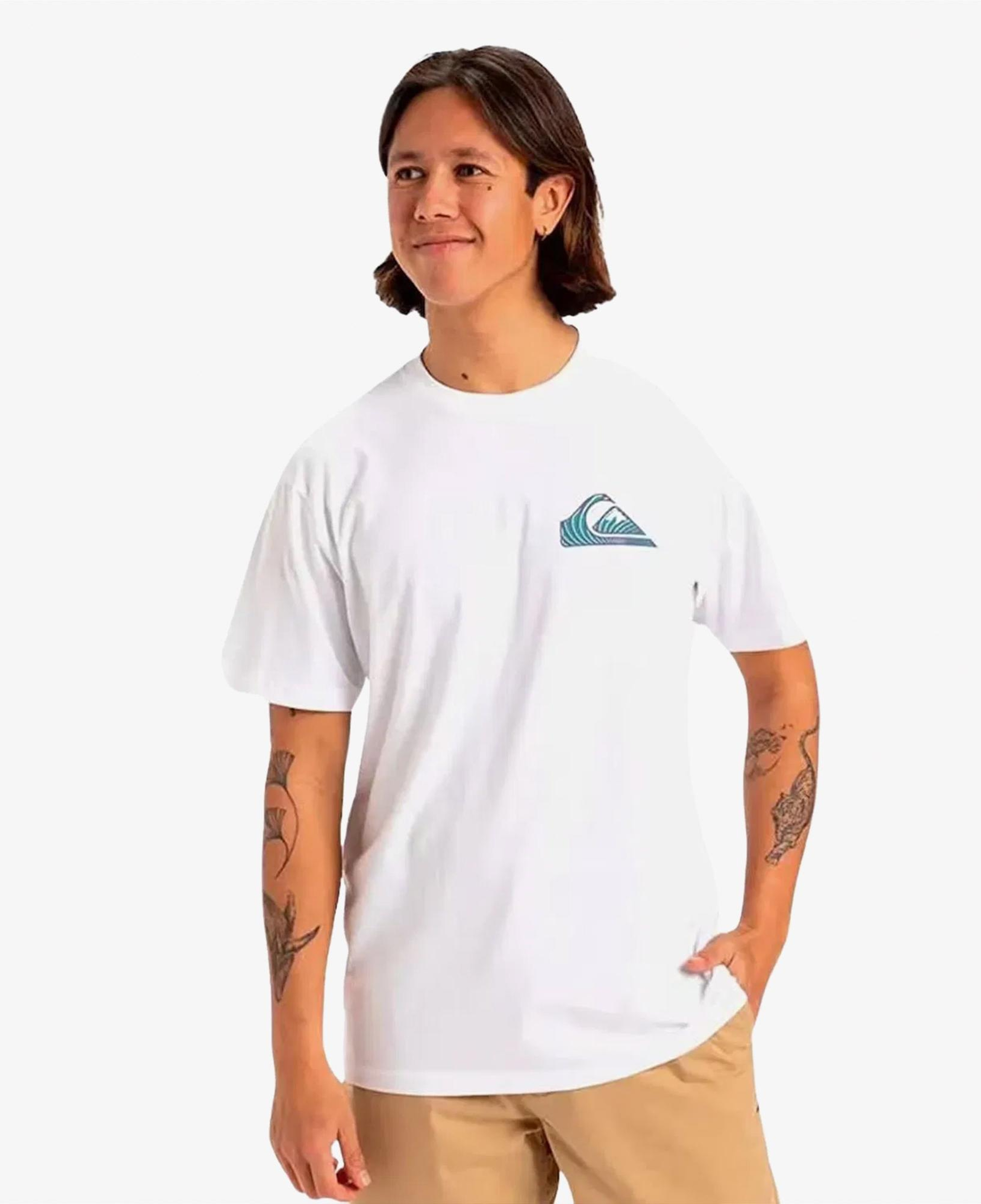 Quiksilver Window Pane Ss Erkek Beyaz T-Shirt