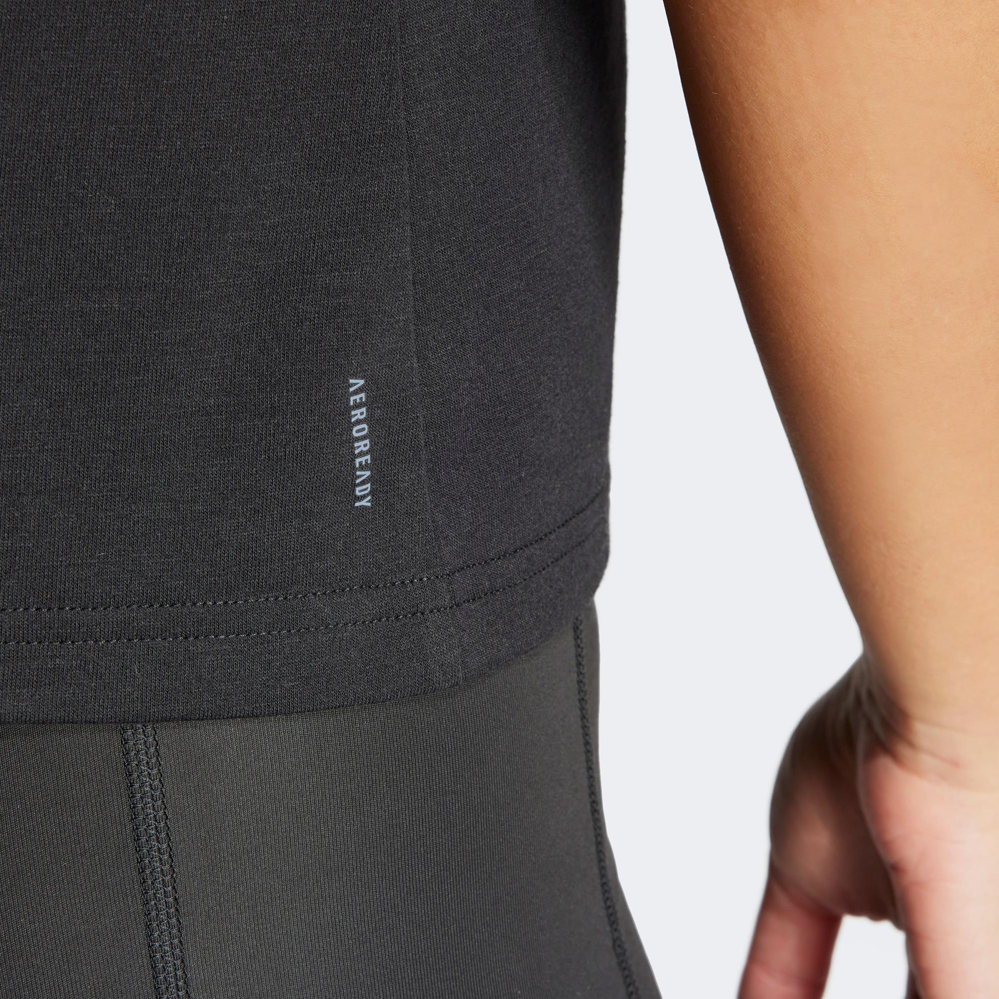 adidas Train Essentials Minimal Branding Racerback Kadın Siyah Antrenman Atleti