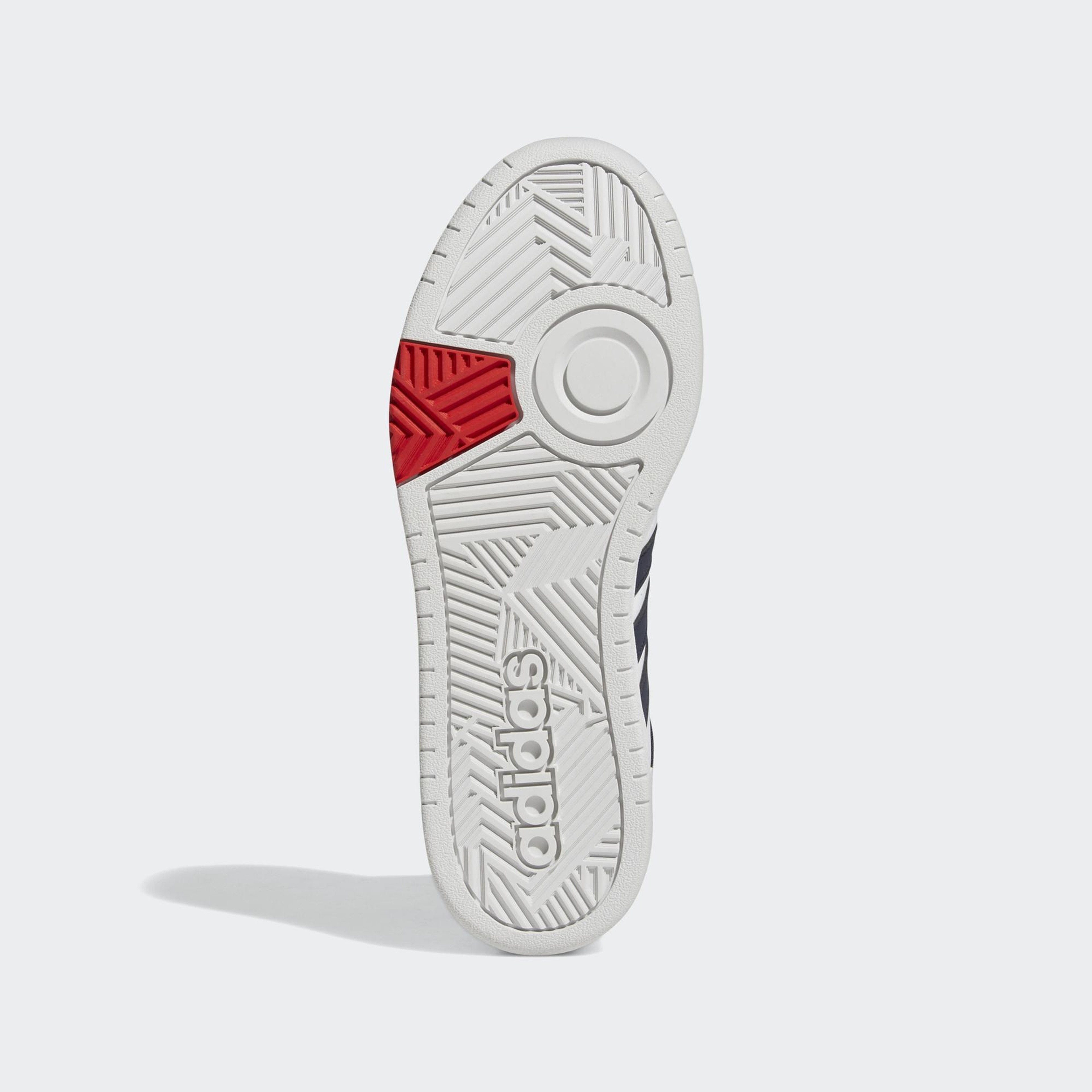 adidas Hoops 3.0 Mid Erkek Beyaz Günlük Spor Ayakkabı