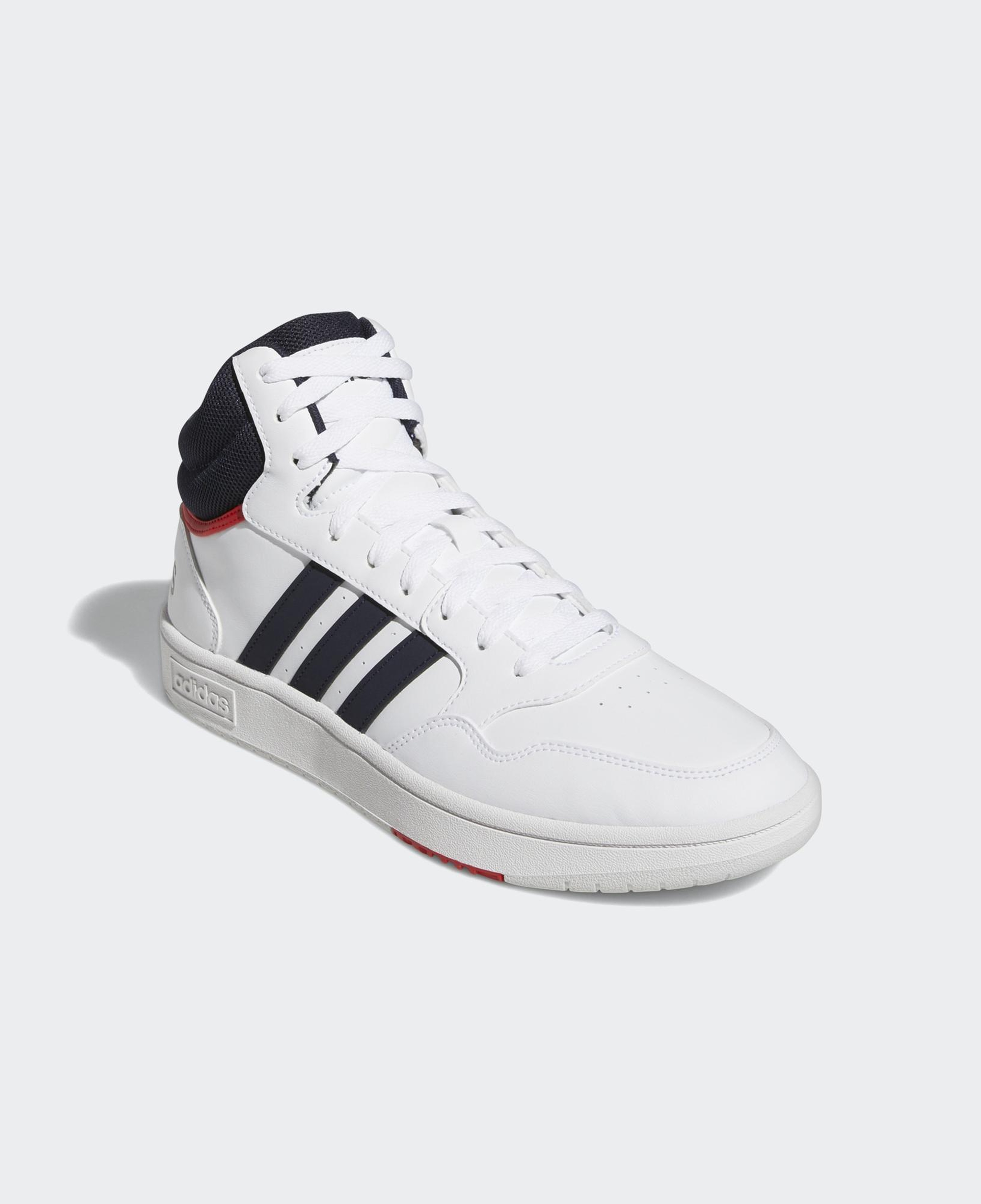 adidas Hoops 3.0 Mid Erkek Beyaz Günlük Spor Ayakkabı